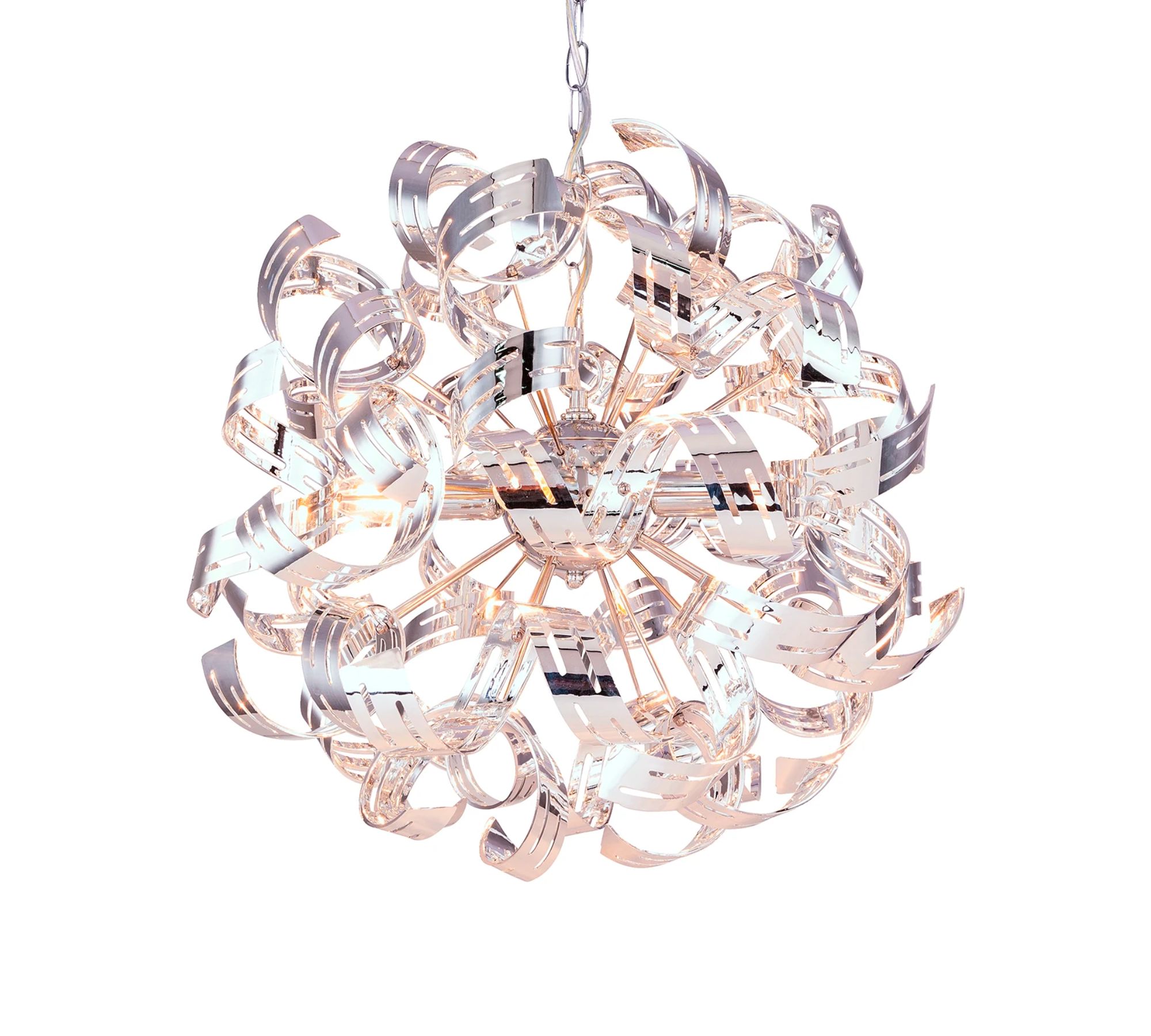 Pendant lamp Falla Acrylic / Iron 4-flame