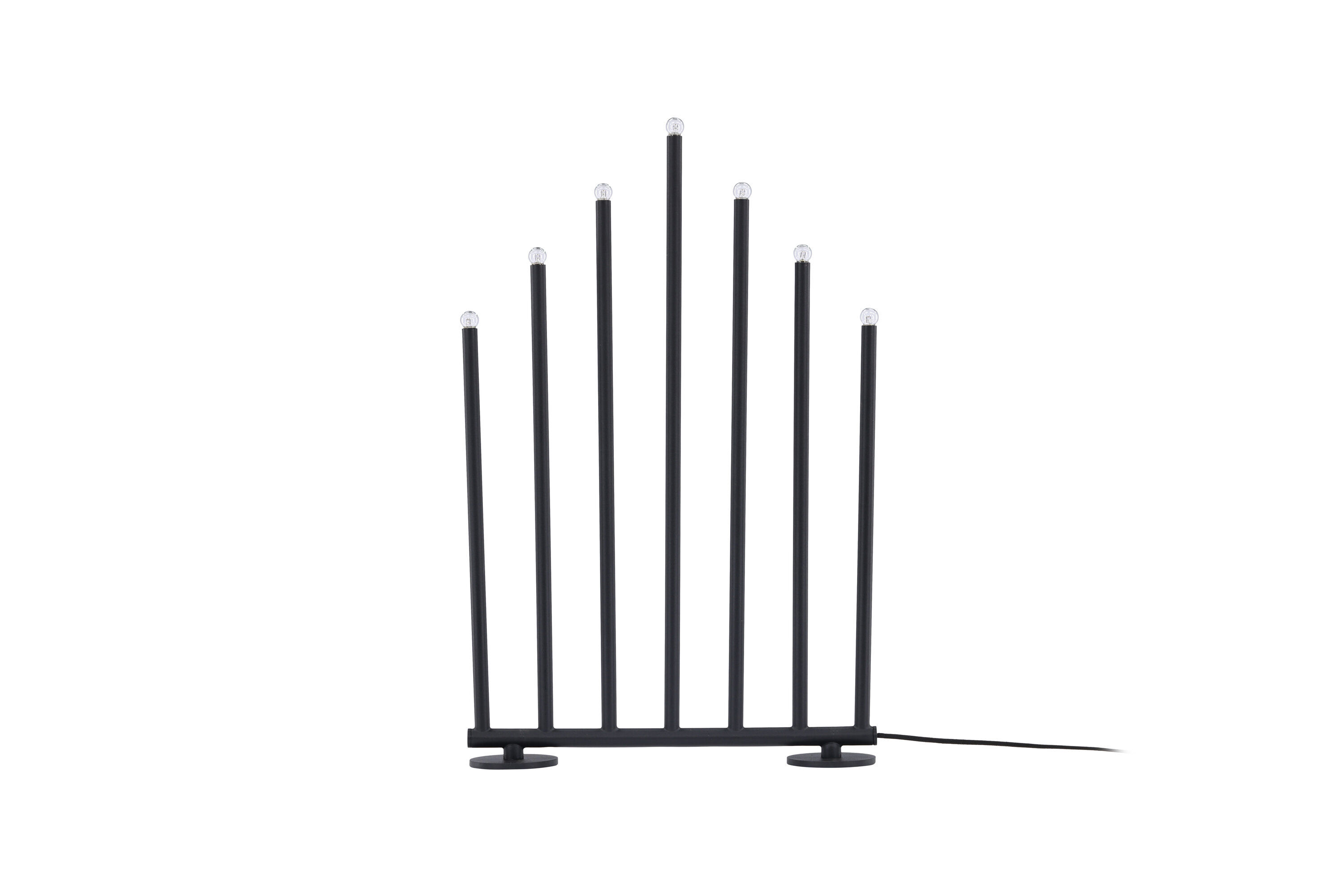 Björnfjället Candle holder Steel Matte Black