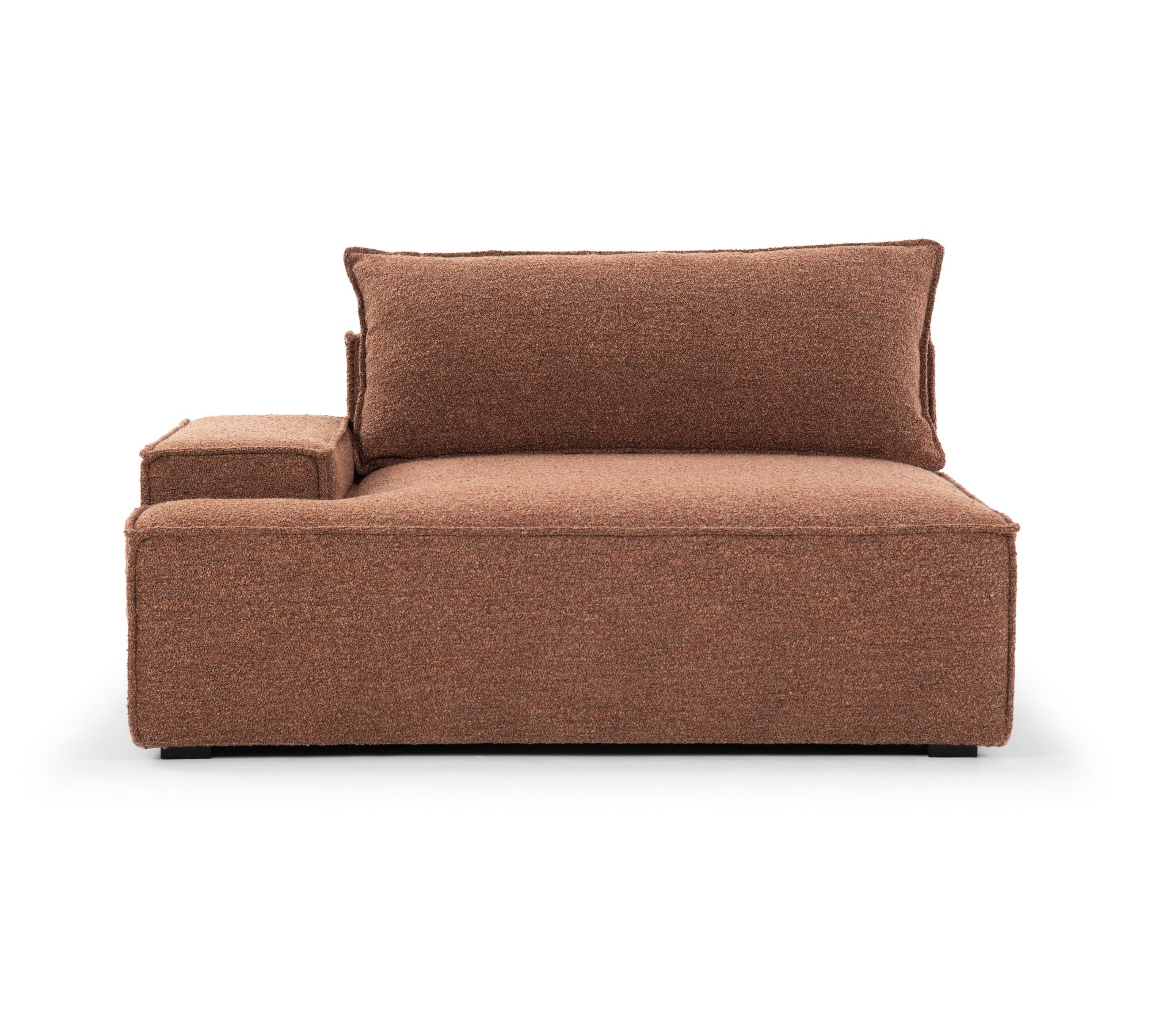 Daphne Module 1-Seater Left Pebble Rust