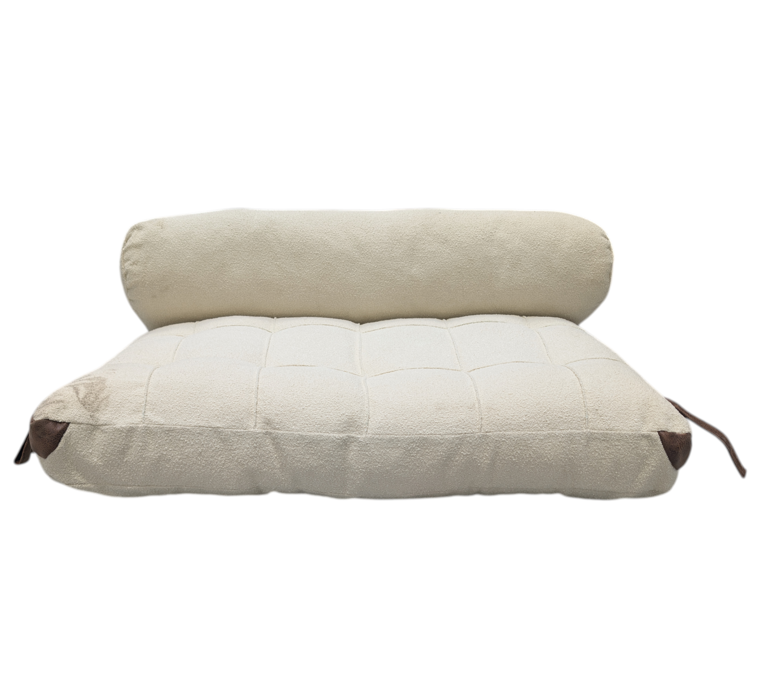 Schlafsofa 2-Sitzer Creme