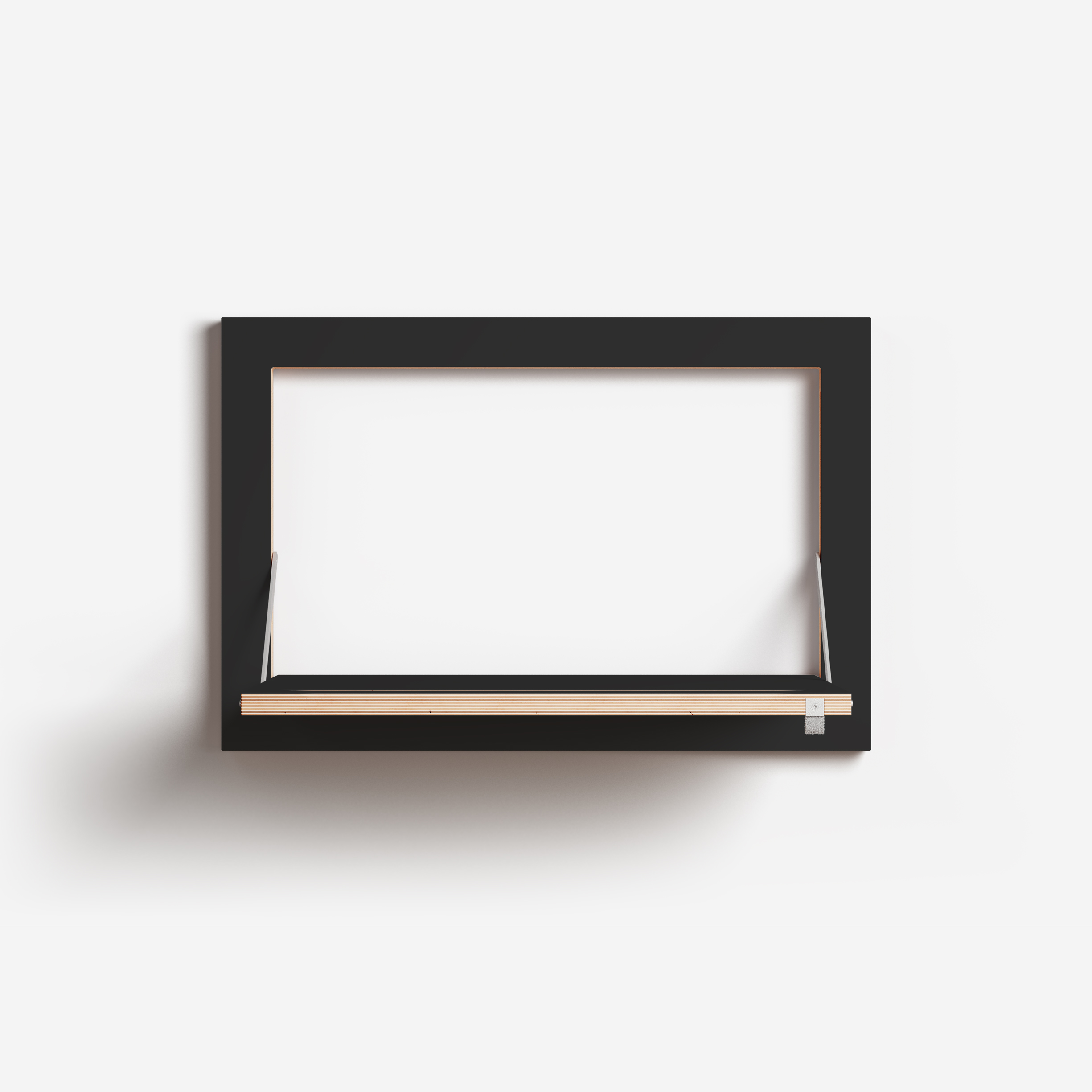 Fläpps Kleiderstange Hängrail Schwarz 60 x 40cm