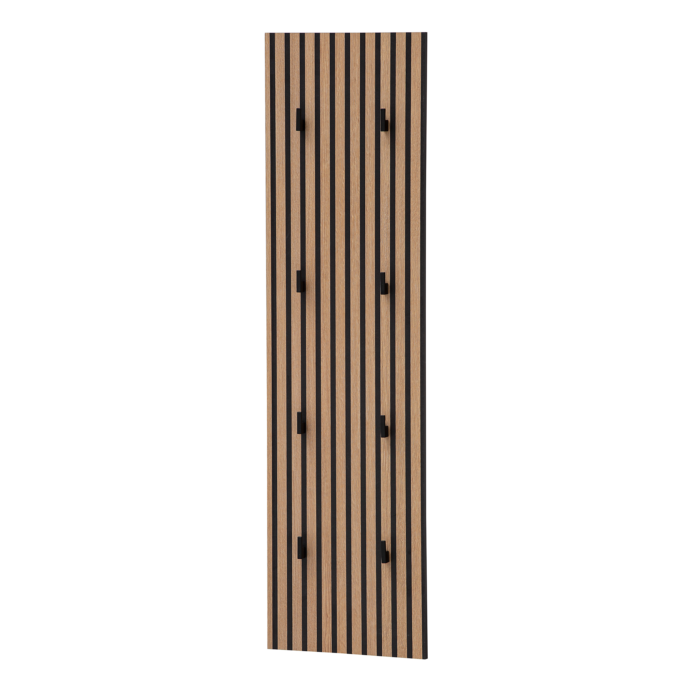 Ryker Coat Rack Panel Oak Black