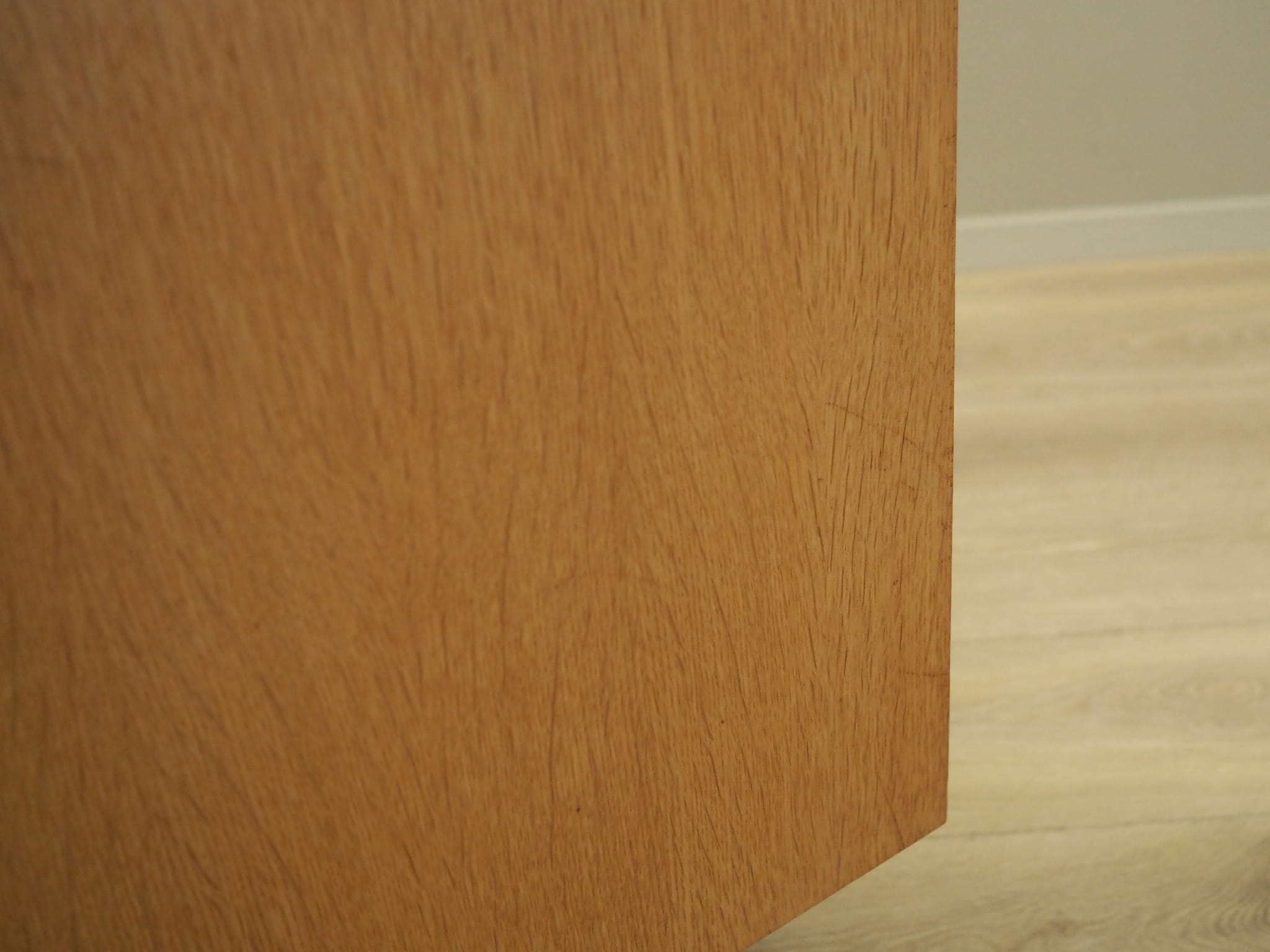 Vintage Schrank Holz Beige 1970er Jahre