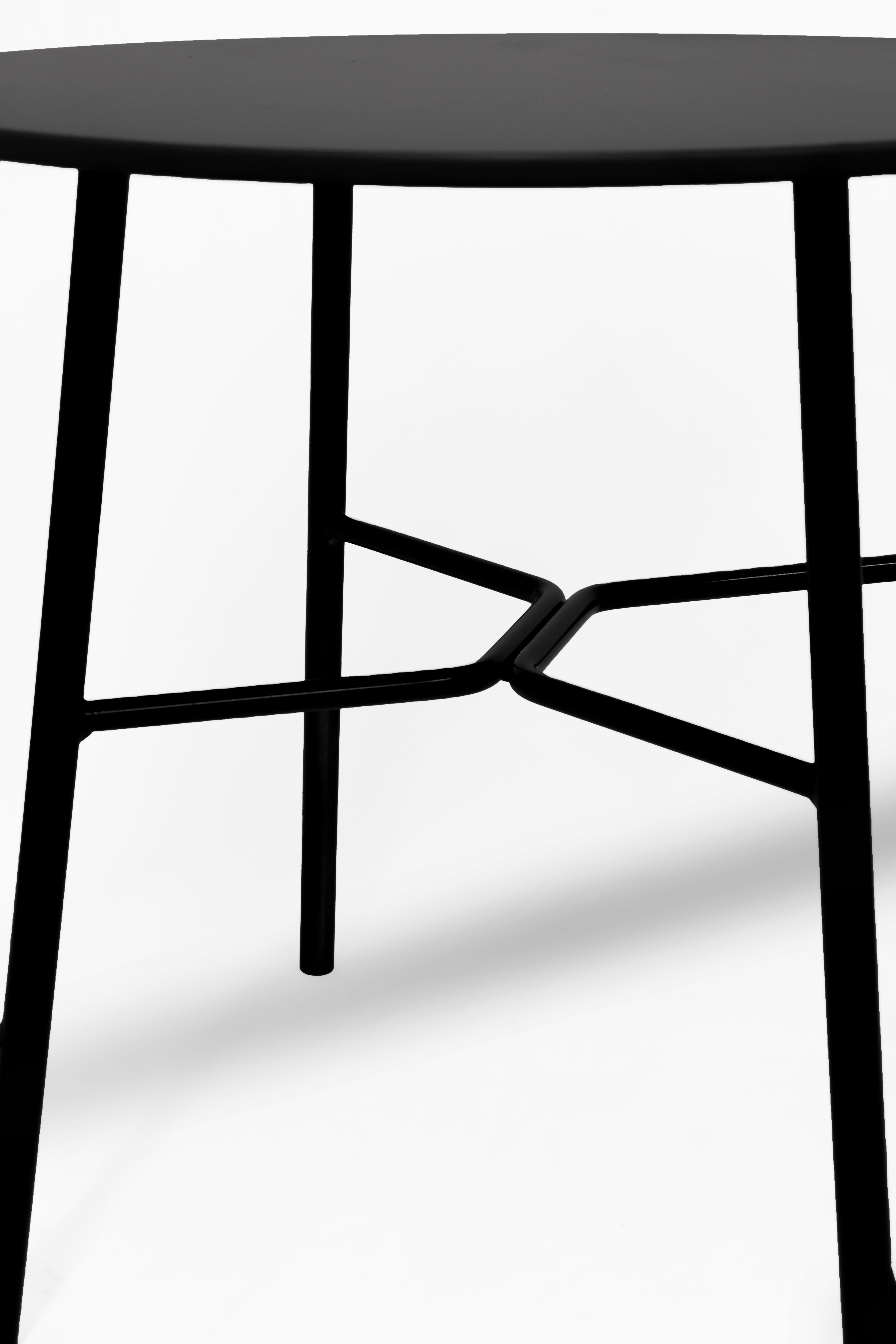 Gin Side Table Metal Black