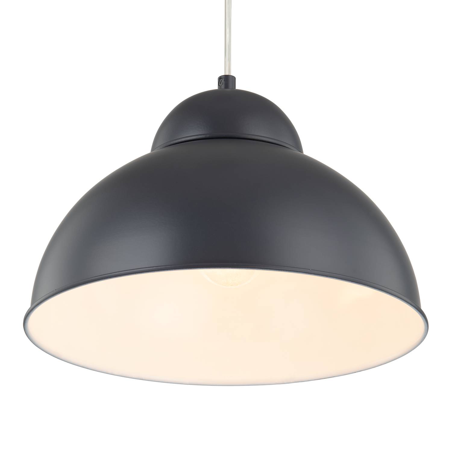 Pendelleuchte Anda Eisen Grau