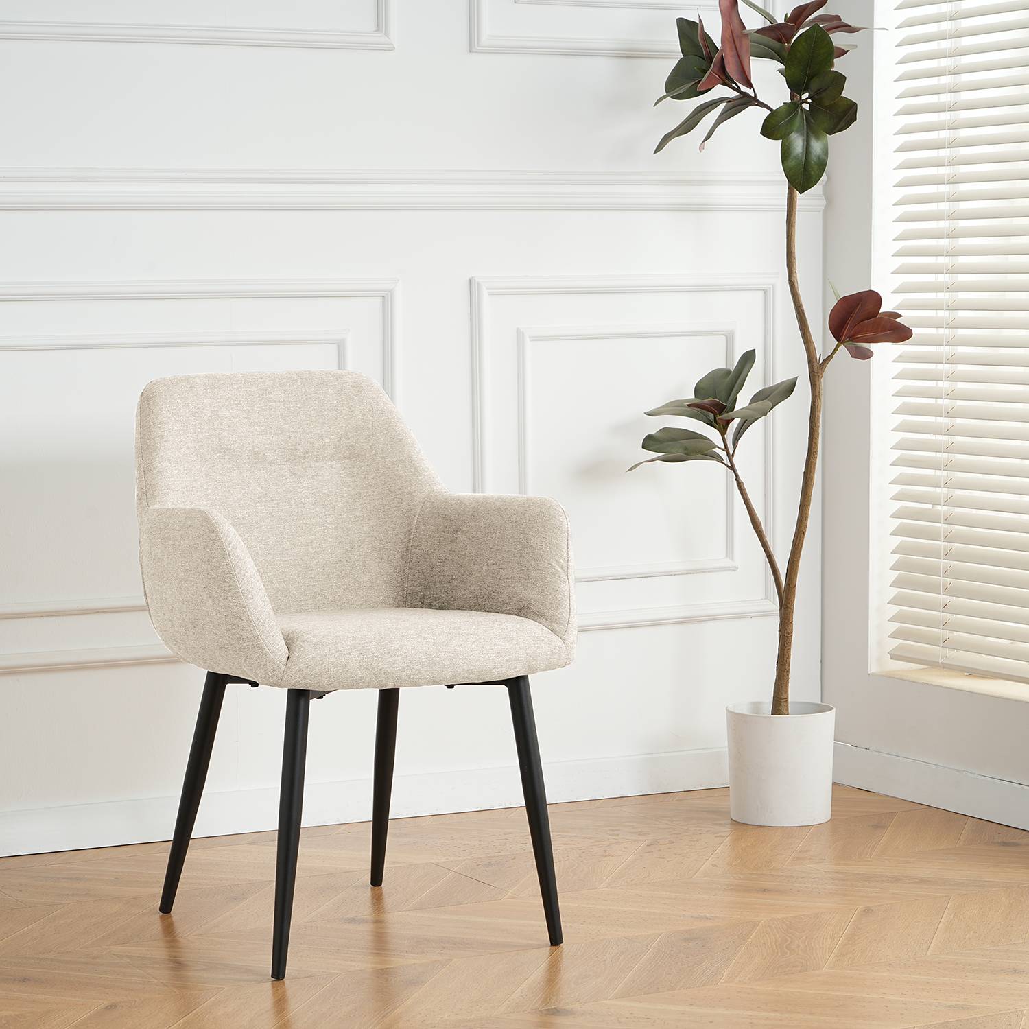 2x Ecunda Armchair Beige