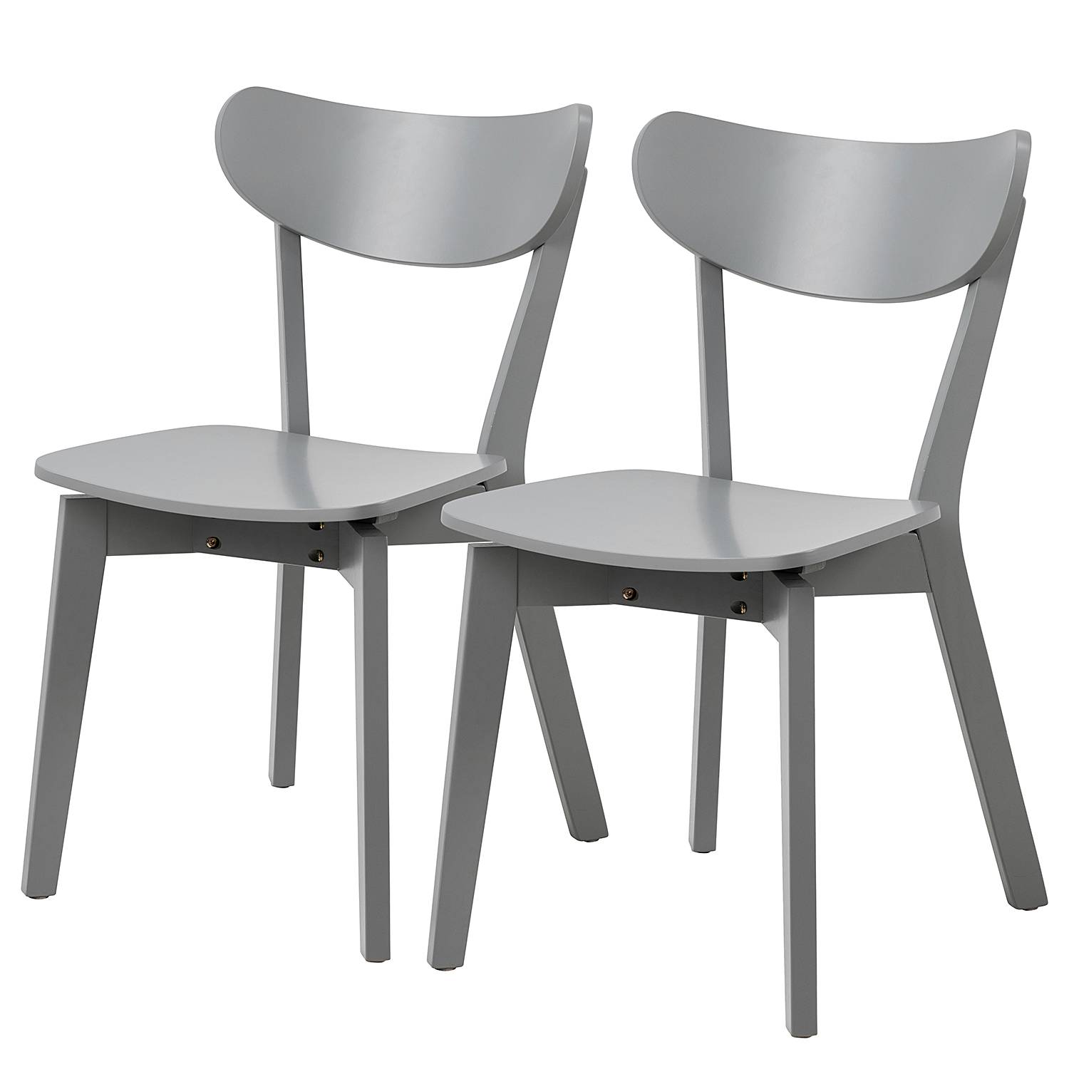 2x Esszimmerstuhl Rigby Hellgrau