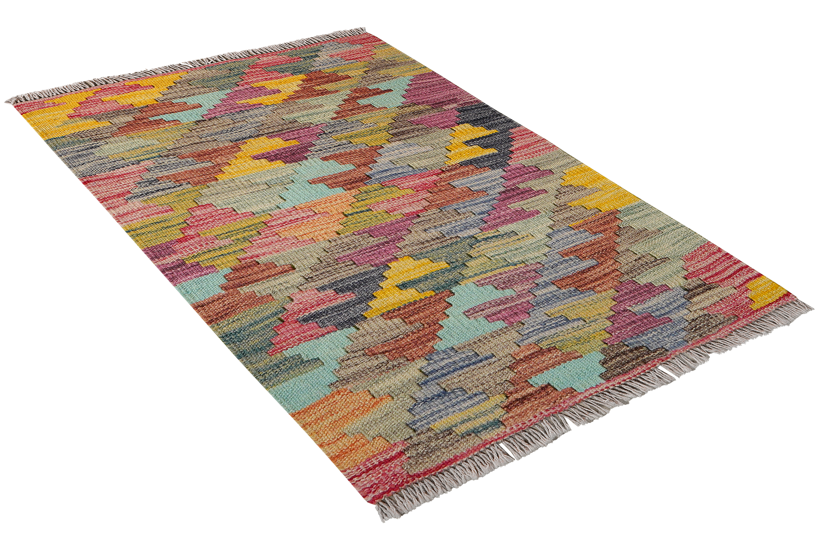 Kelim Gashgai Wool Multicolor