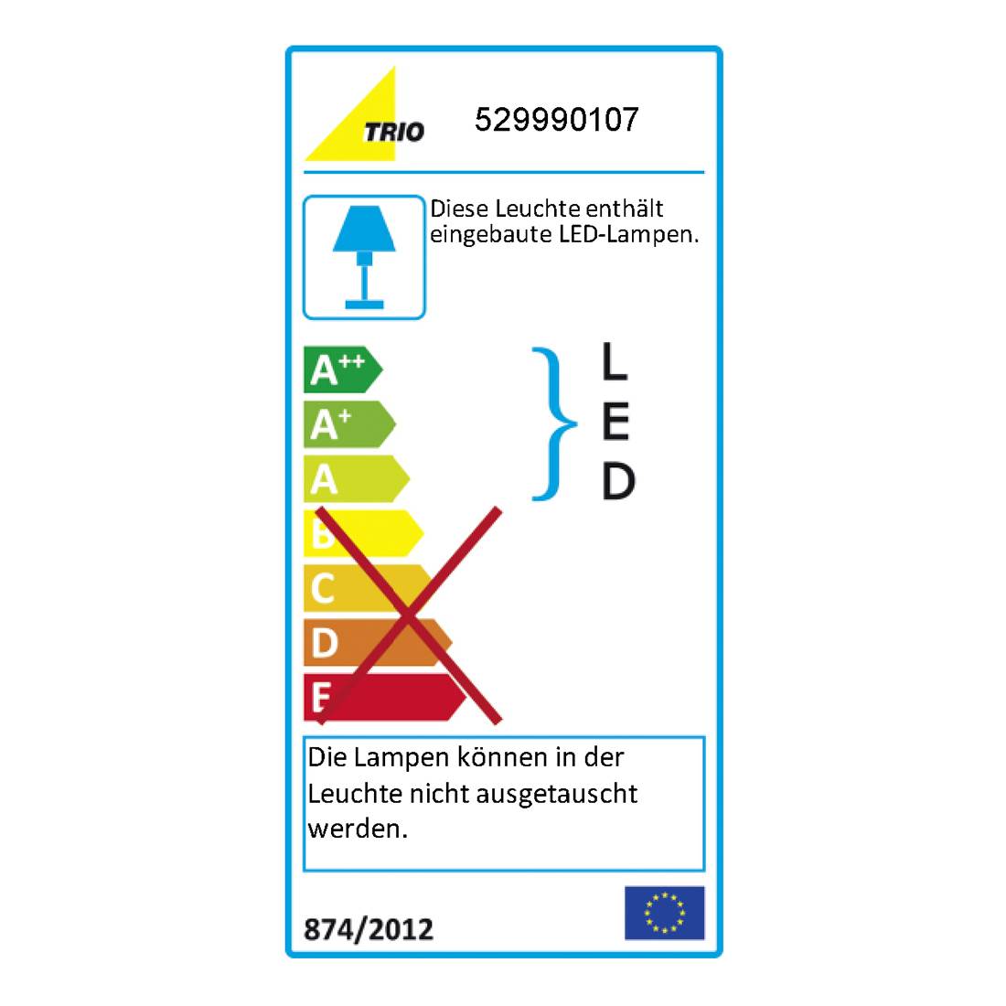 LED-TOUCH Tischlampe Nickel 1x5 W