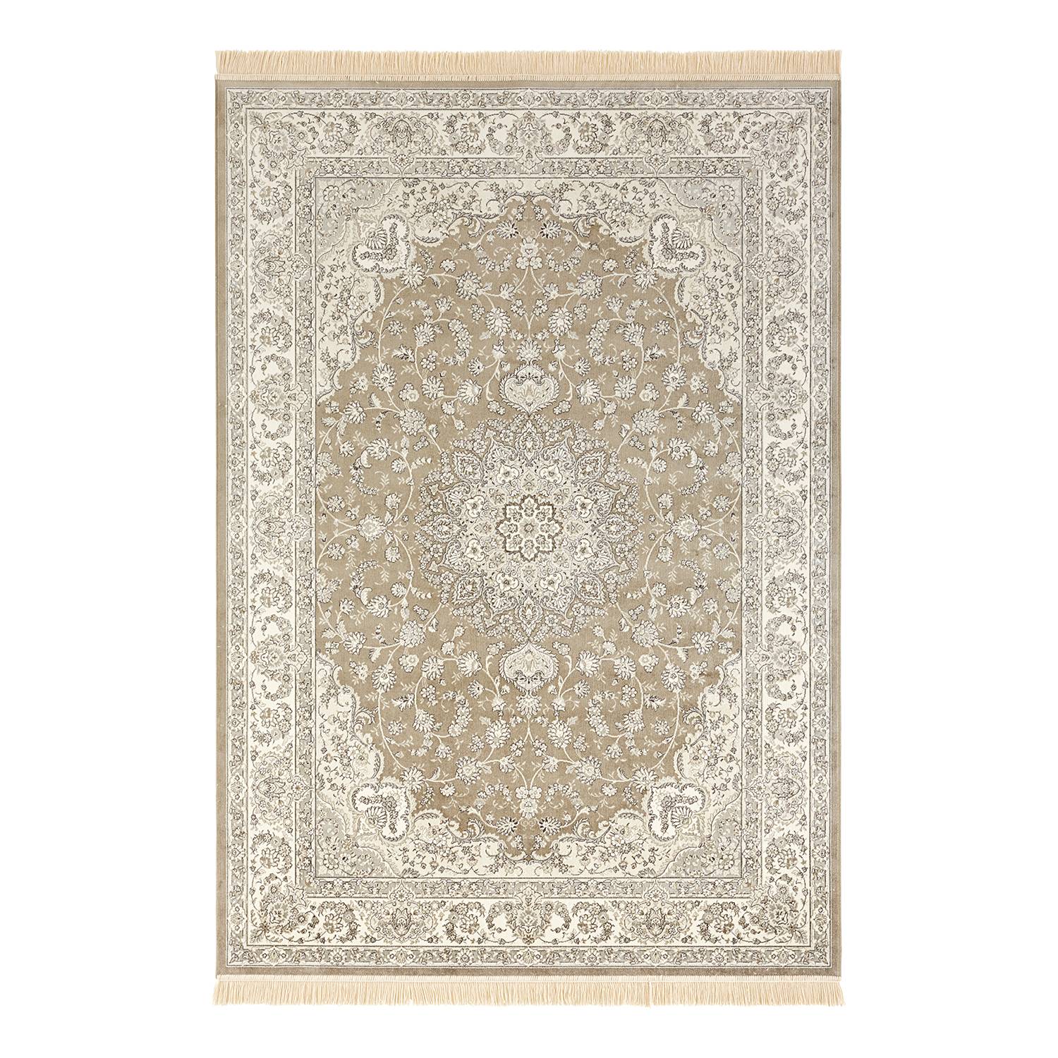 Antik Nain Kurzflorteppich Viskose Baumwolle 95 x 140 cm