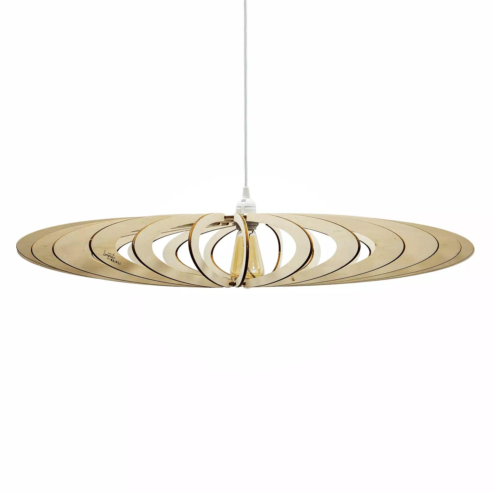 NEO Pendant Lamp Wood White 85cm