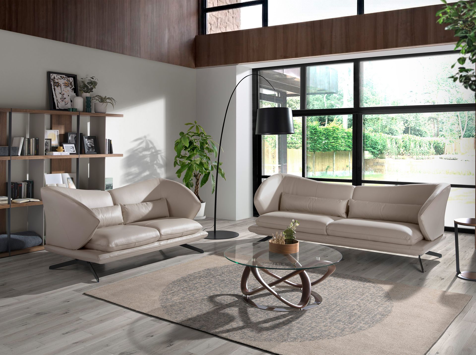 Floor lampSteelBlack