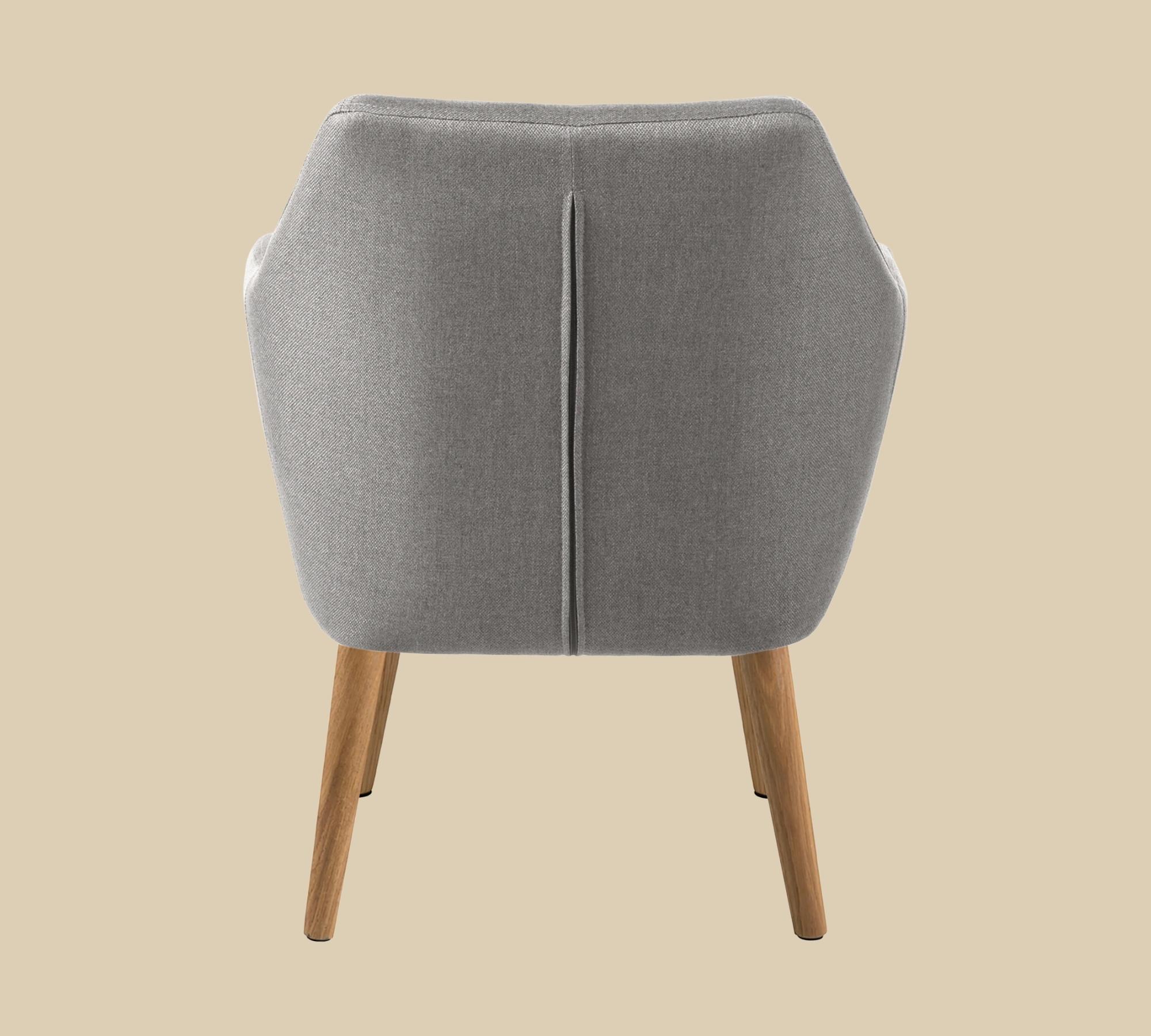 Loungesessel NICHOLAS Webstoff Cors: Granit