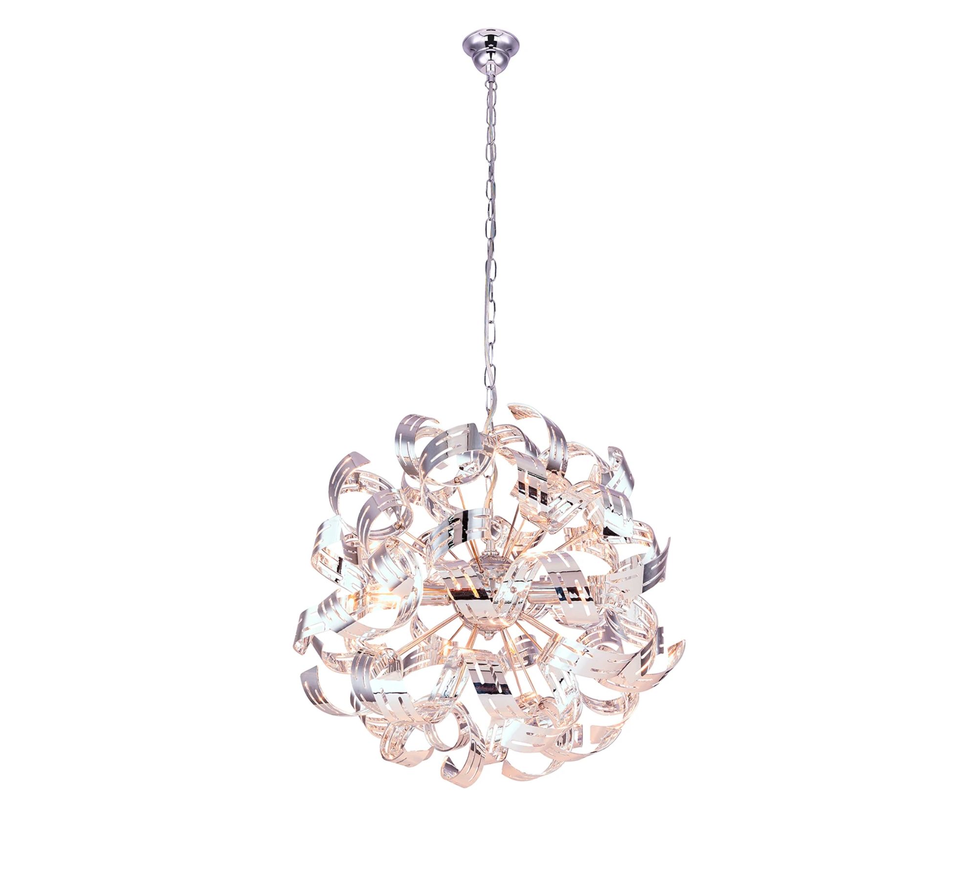 Pendant lamp Falla Acrylic / Iron 4-flame