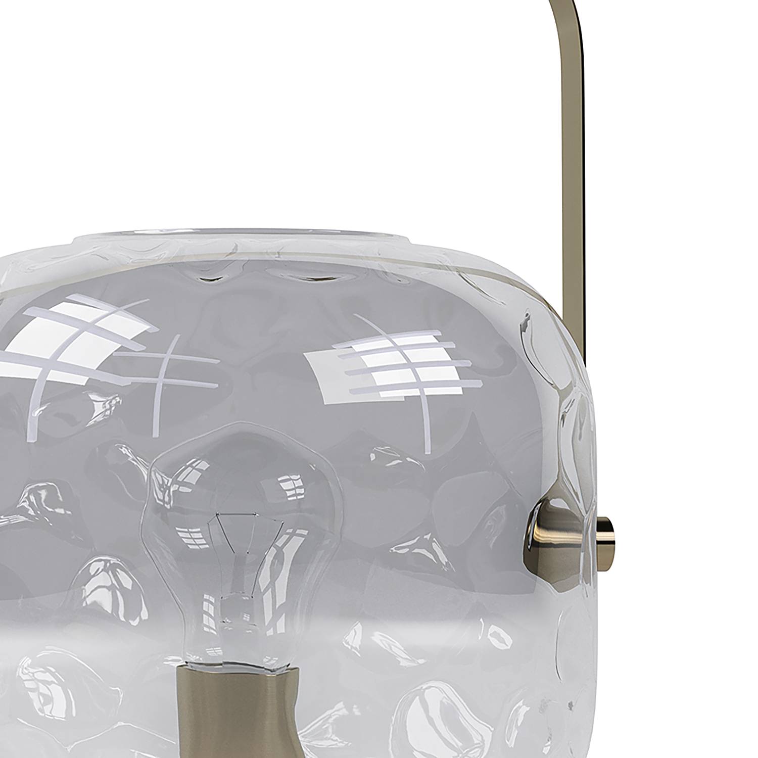 Tischleuchte Arga 1-Flammig Transparent