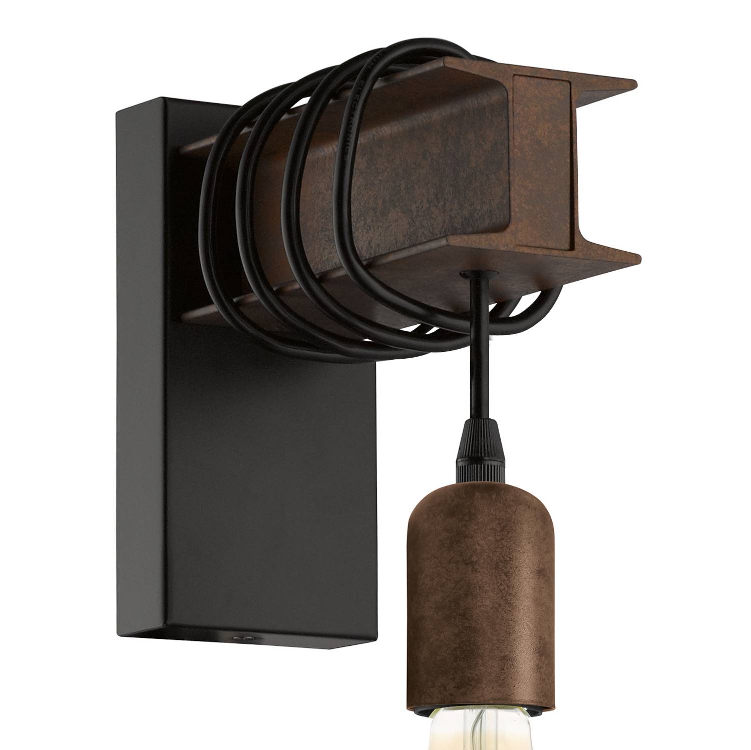 Wall lamp Townshend 1-bulb Black