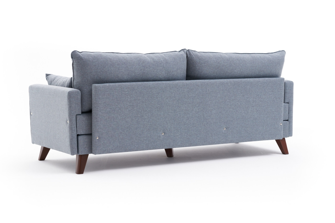 Bella Schlafsofa 3-Sitzer Blau