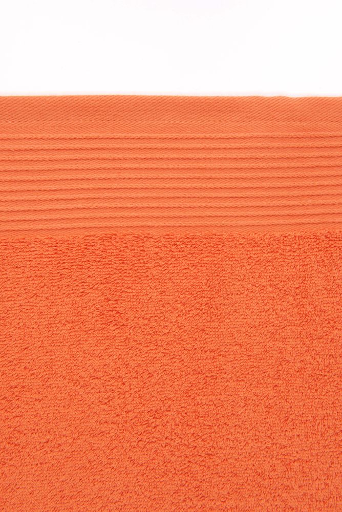 8-tlg. Frottier Handtuch-Set Orange Öko-Tex Standard 100