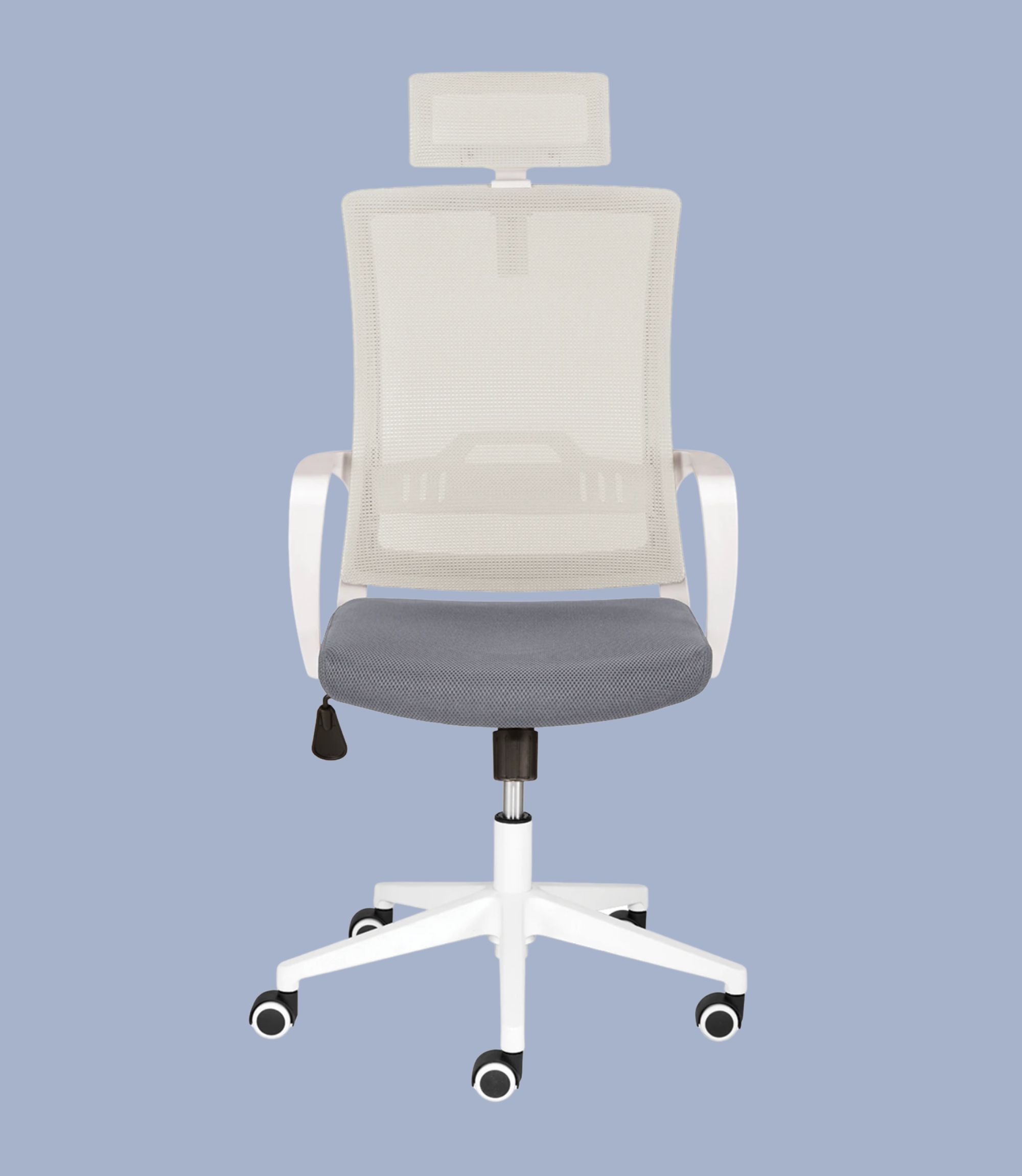 Bürodrehstuhl Kunststoff Flachgewebe Grau