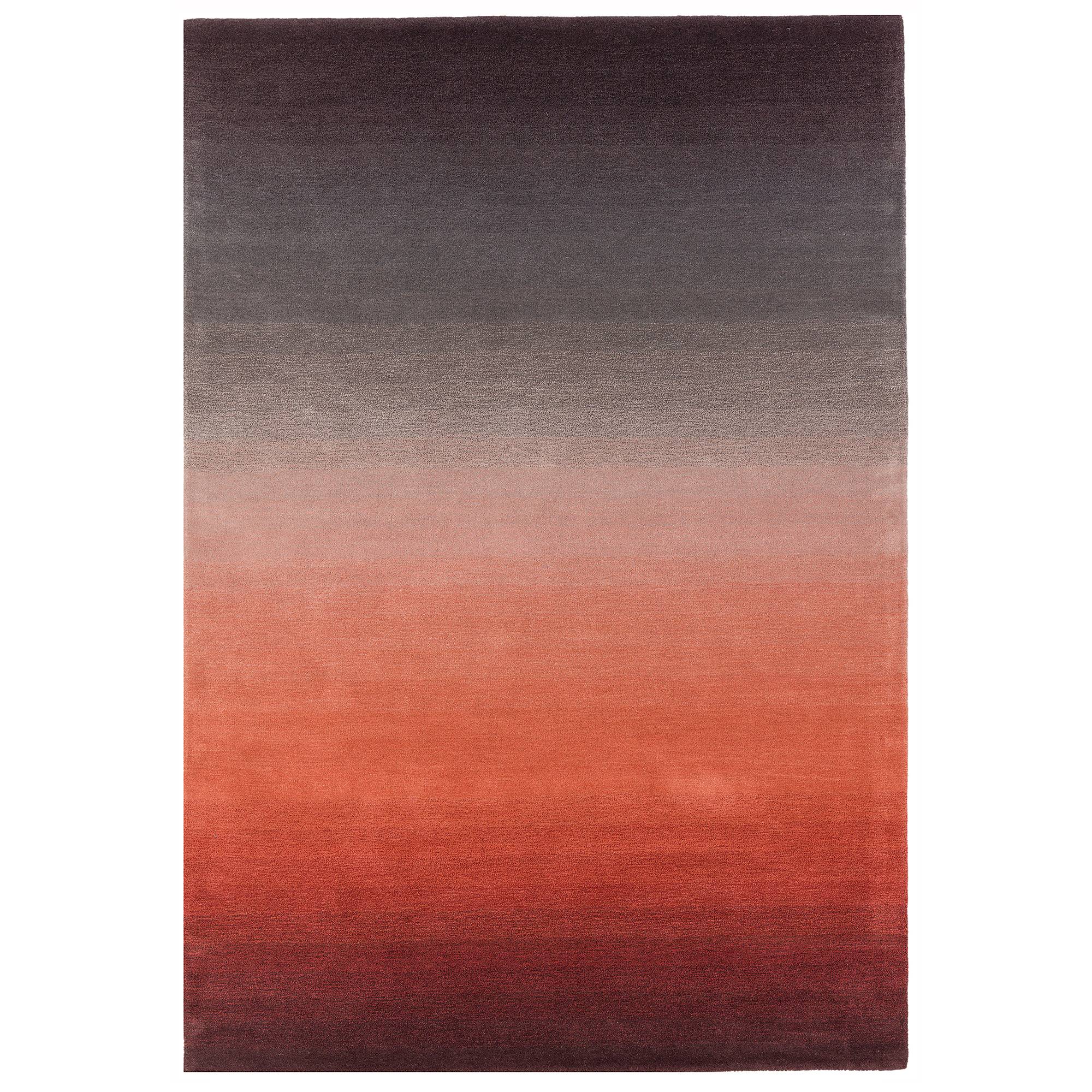 Ombre Rust Teppich Wolle Mehrfarbig 120x170cm