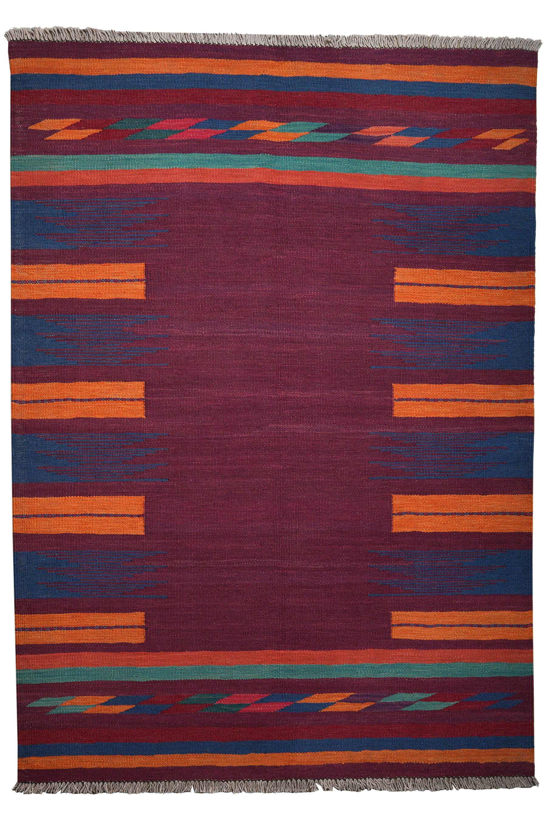 Kilim Gashgai Teppich Mehrfarbig