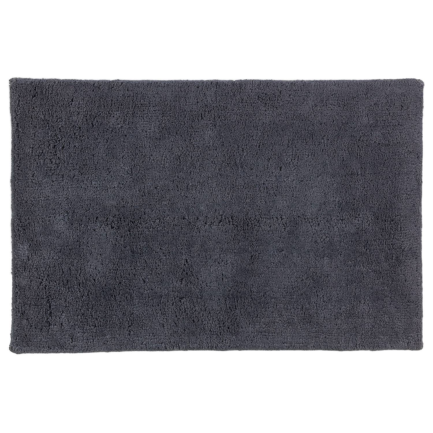 Bahamas I Bath Mat Cotton Anthracite 67 x 110 cm