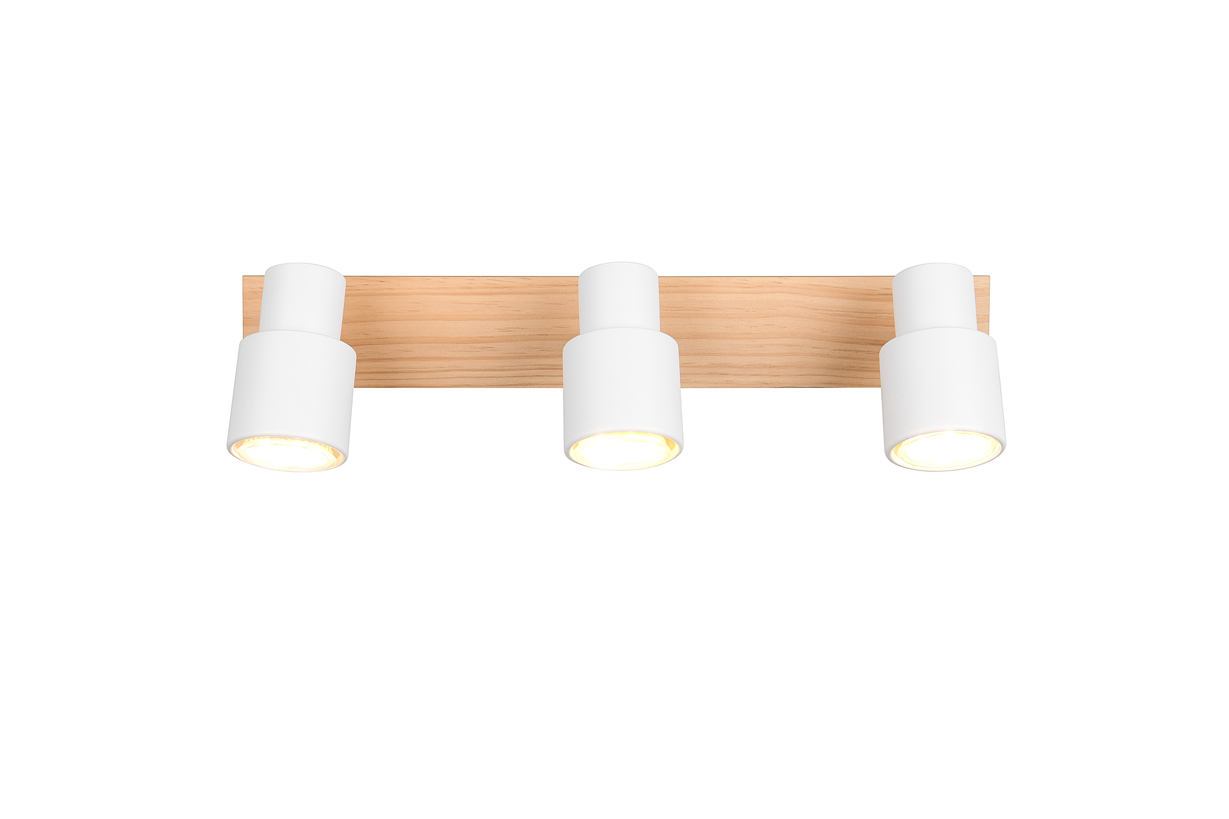 3-Light Pierre Ceiling Light Iron Solid Ash White