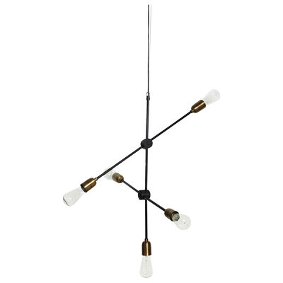 2x HDMolecular Lamp Black Brass