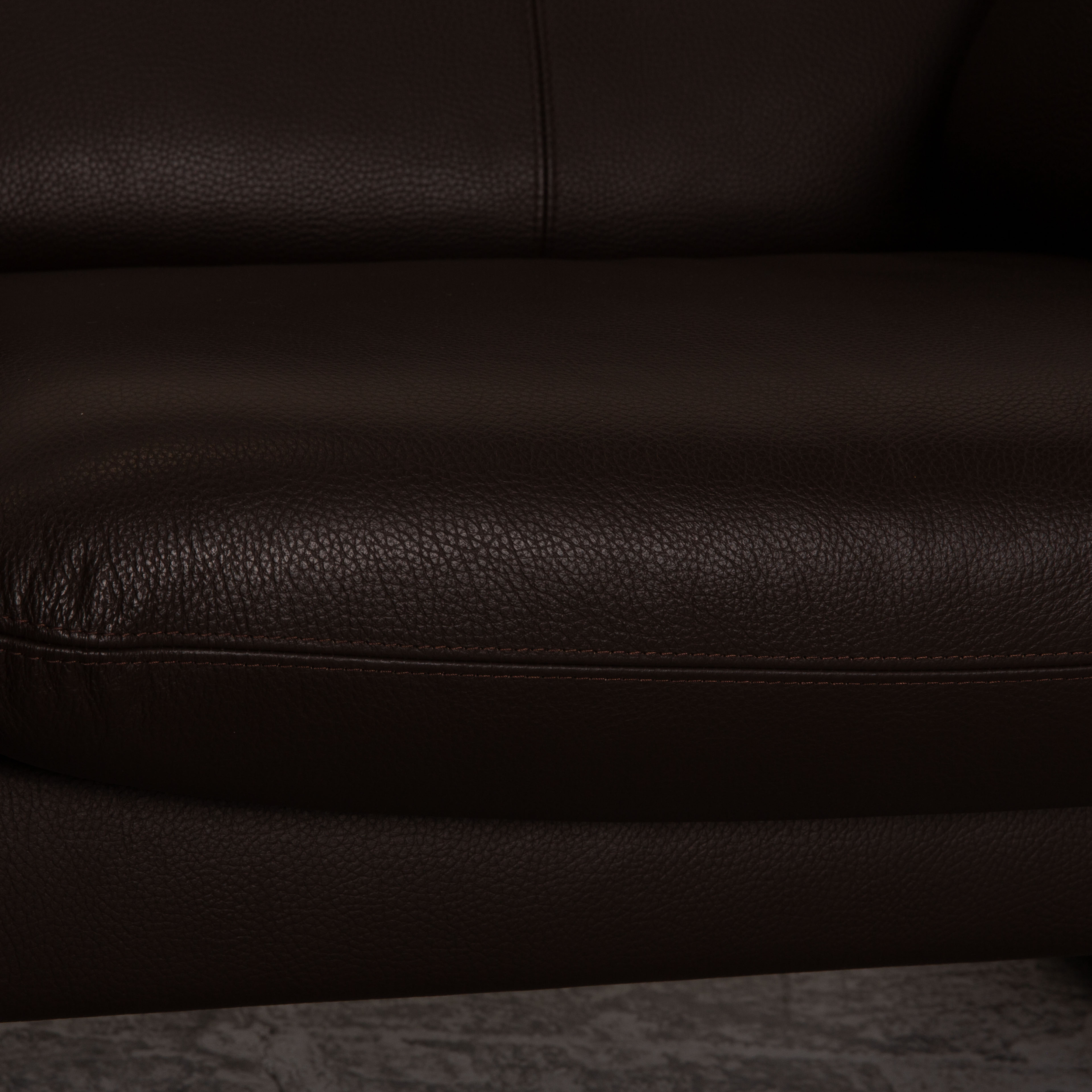 Sofa 2-Sitzer Leder Braun