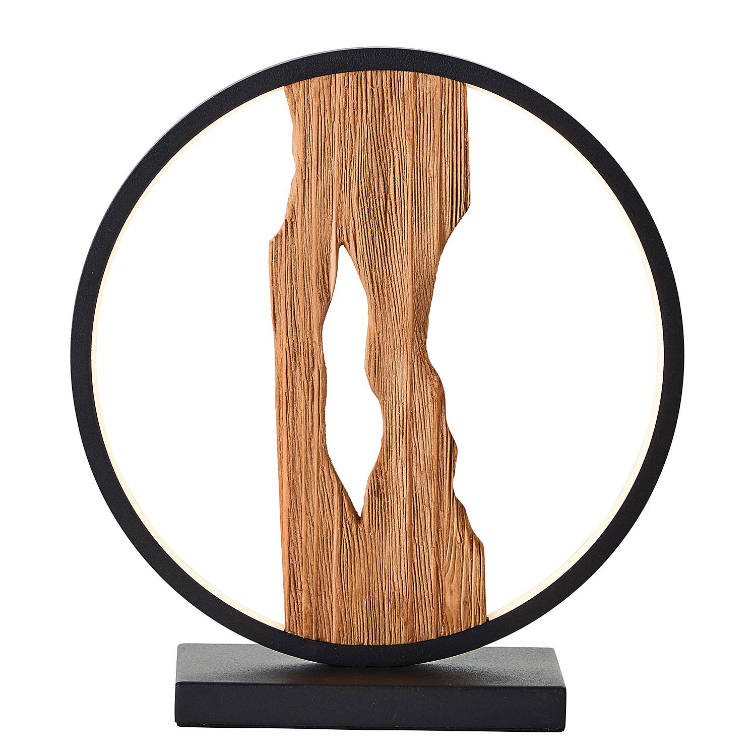 Chaumont II LED-Tischleuchte Holz Aluminium 1-flammig