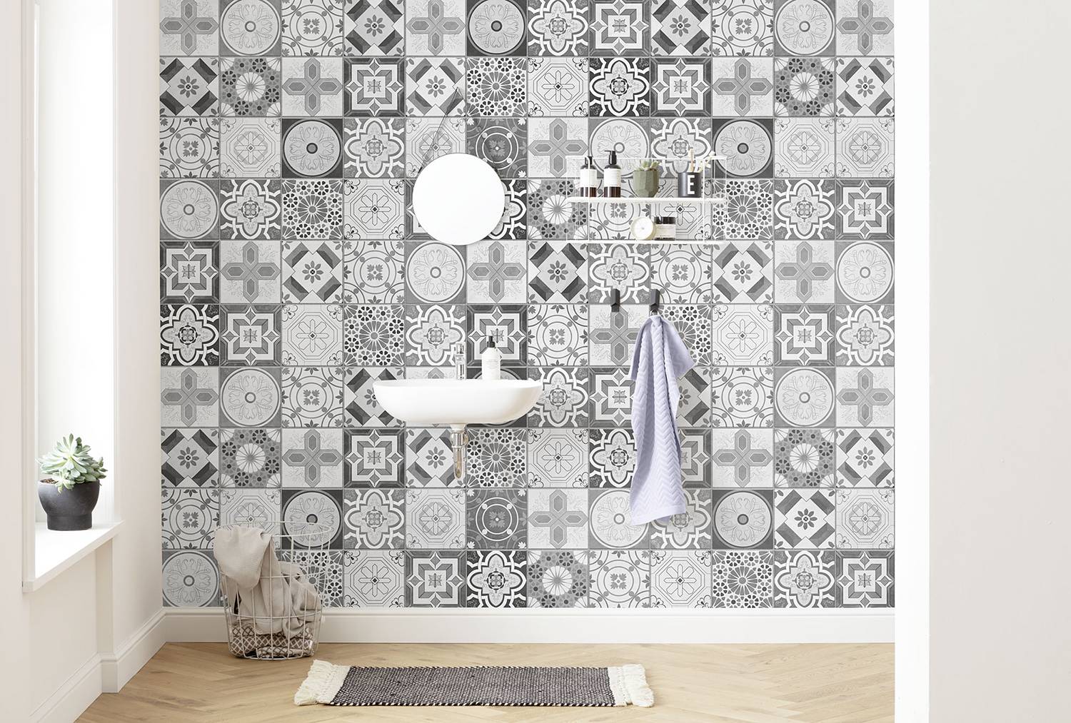 Vlies Fototapete Pattern Porto Vlies Mehrfarbig 400 x 250 cm