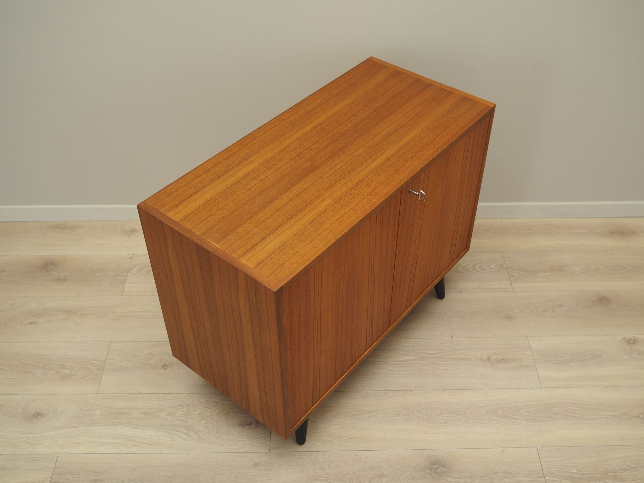 Vintage cabinet mahogany brown 1970s