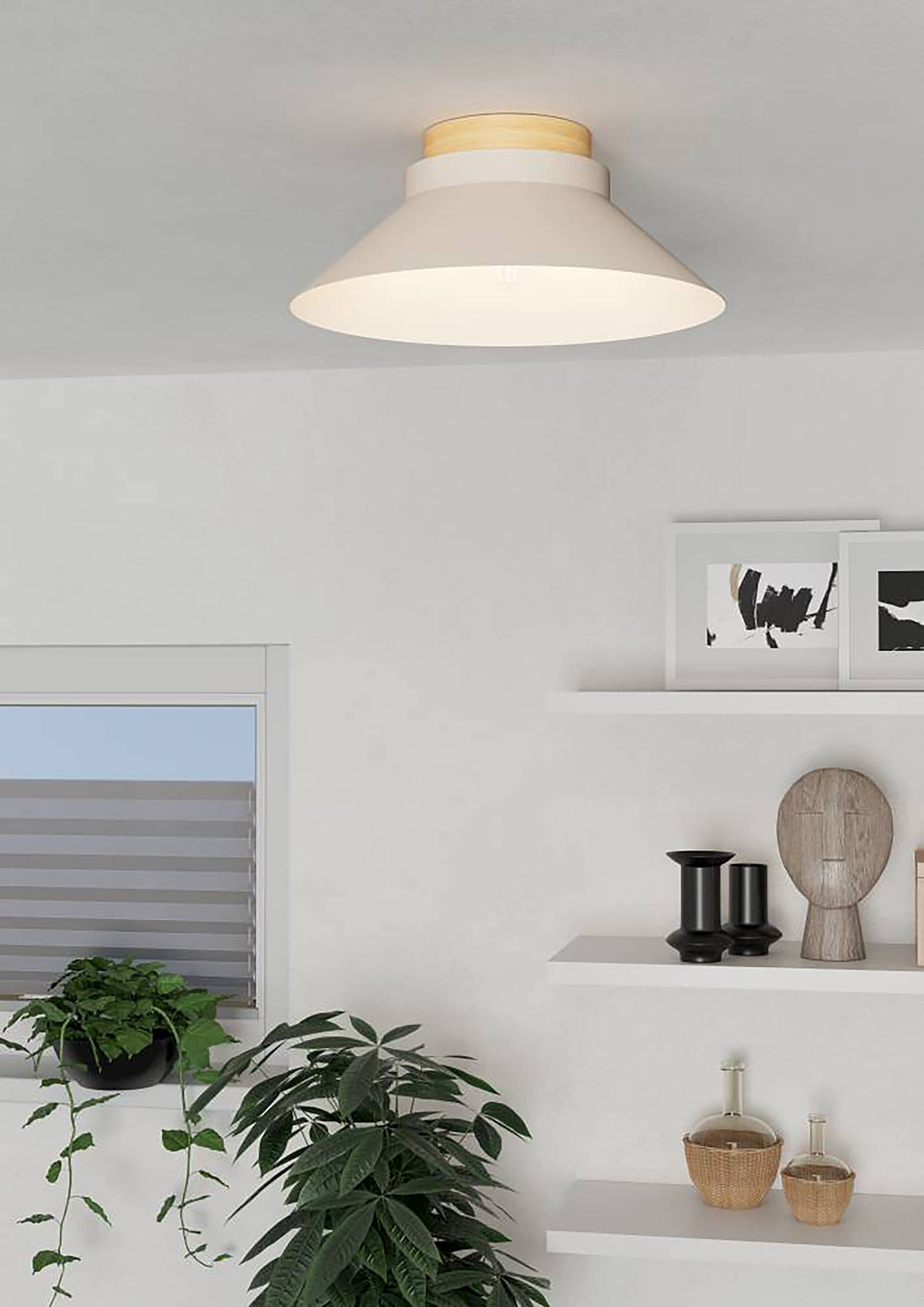 Deckenleuchte Moharras Beige