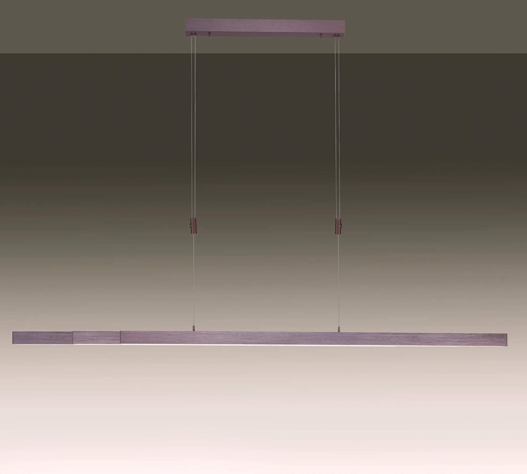LED Pendelleuchte 3-flammig Aluminium