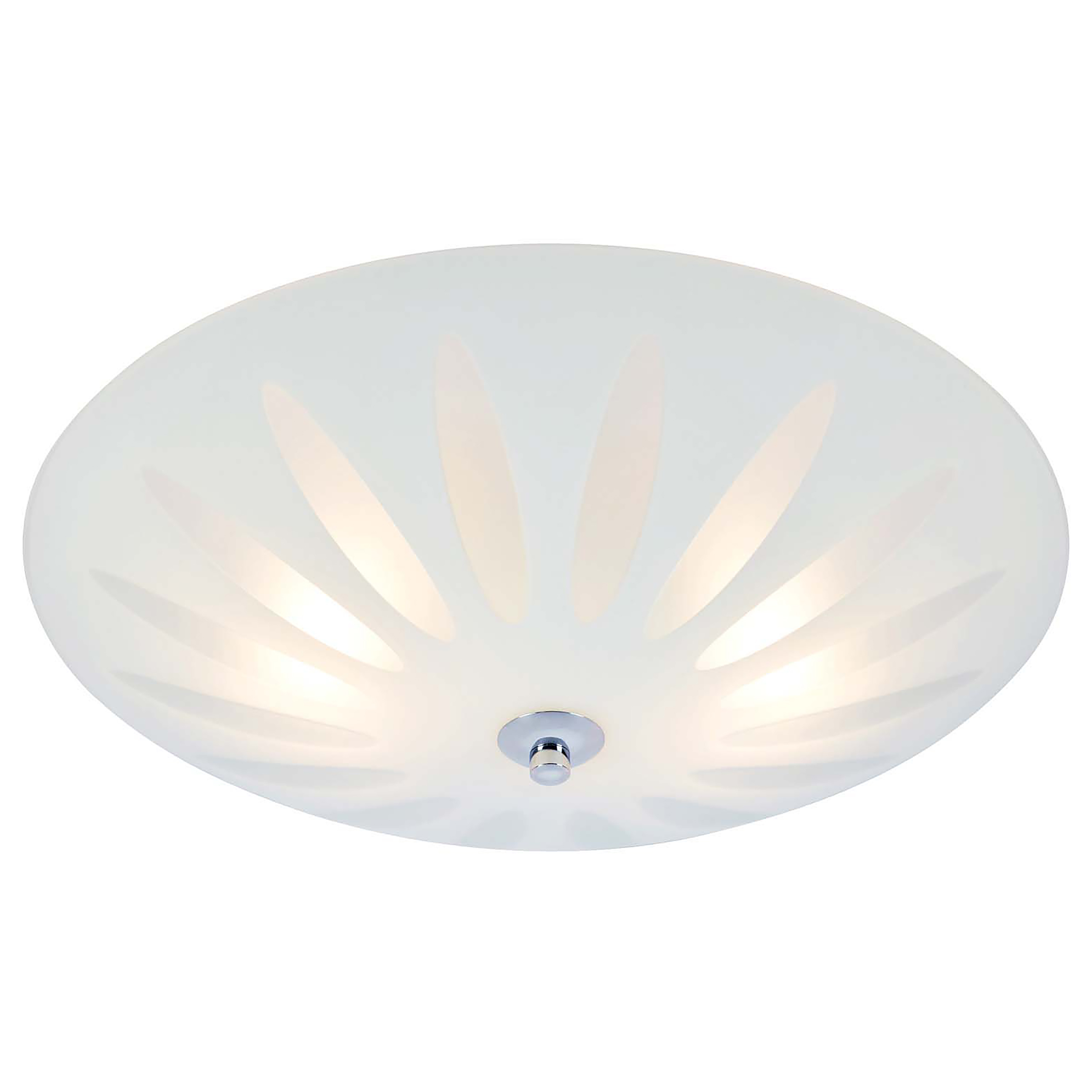 Petal Deckenleuchte Weiß Milchglas 39x13x39cm