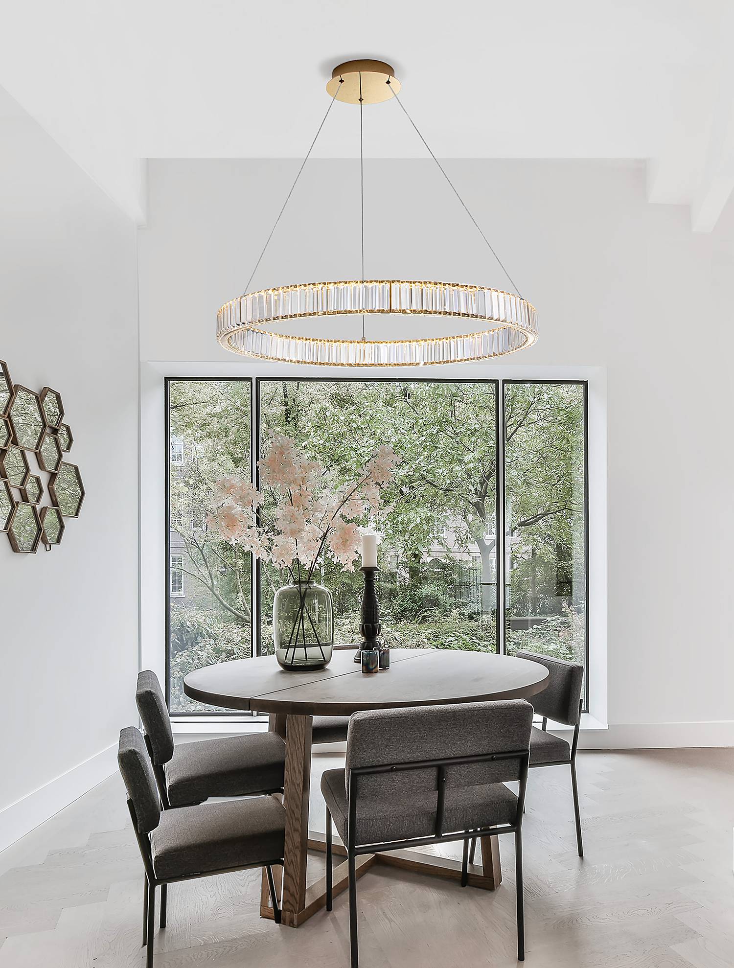 1-Flammig Pendelleuchte Aurelia Typ C Aluminium Gold