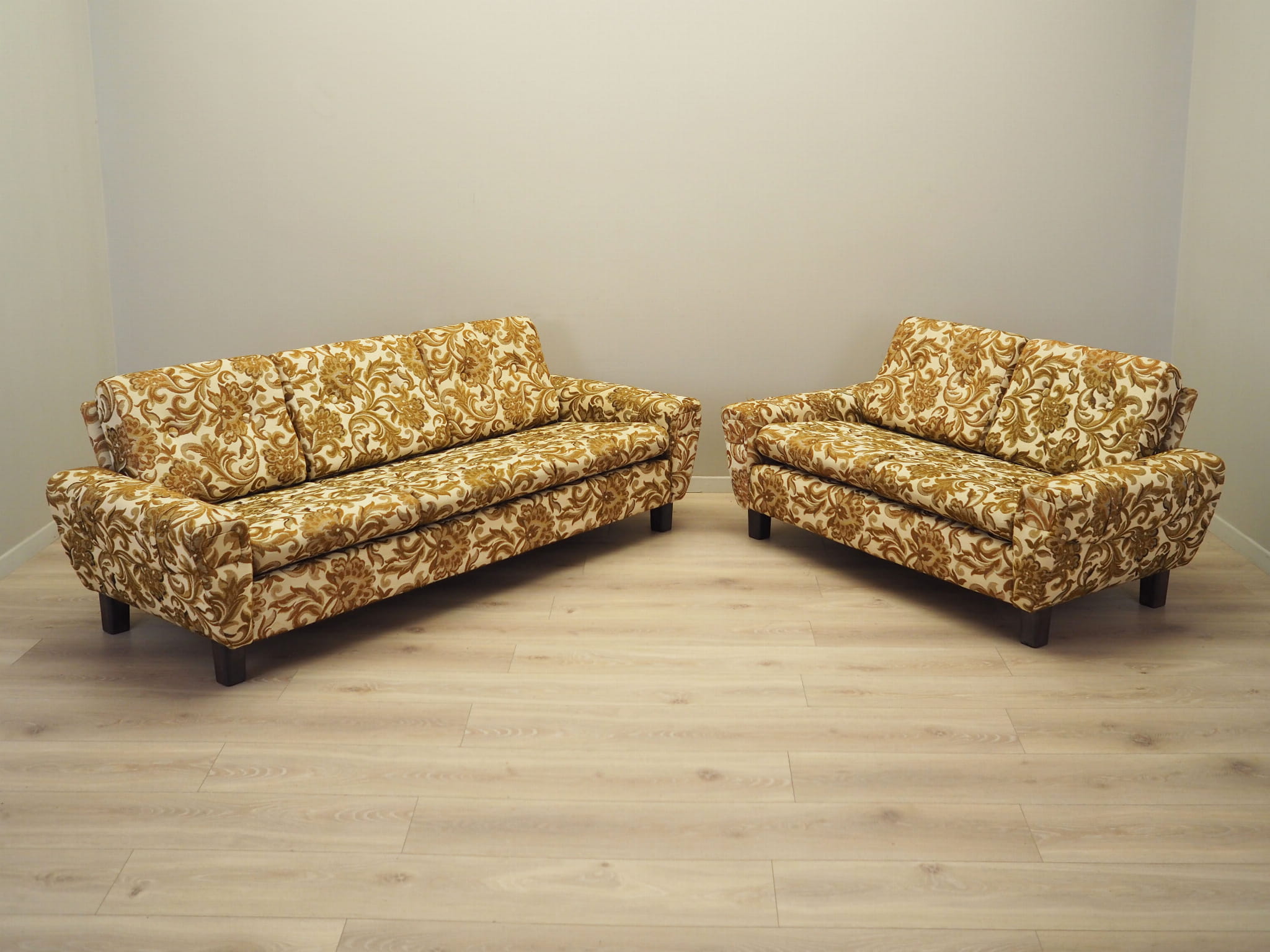 2-Sitzer Sofa Gelb 1960er Jahre