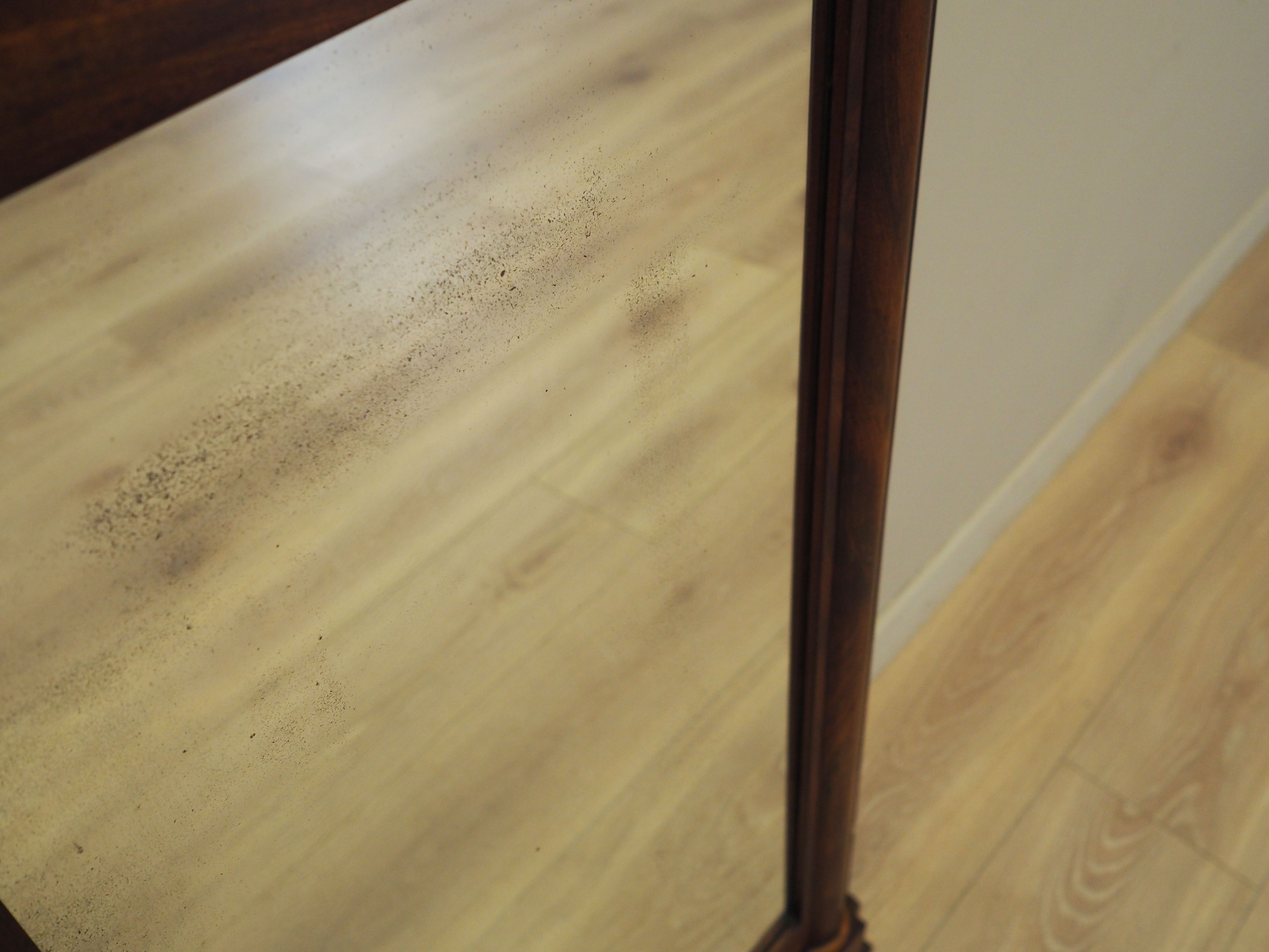 Mirror with wooden frame 1970s