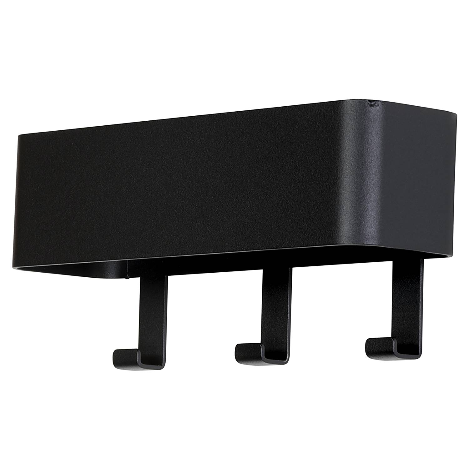 Garderobenleiste Hickory Metall Schwarz Breite: 27 cm