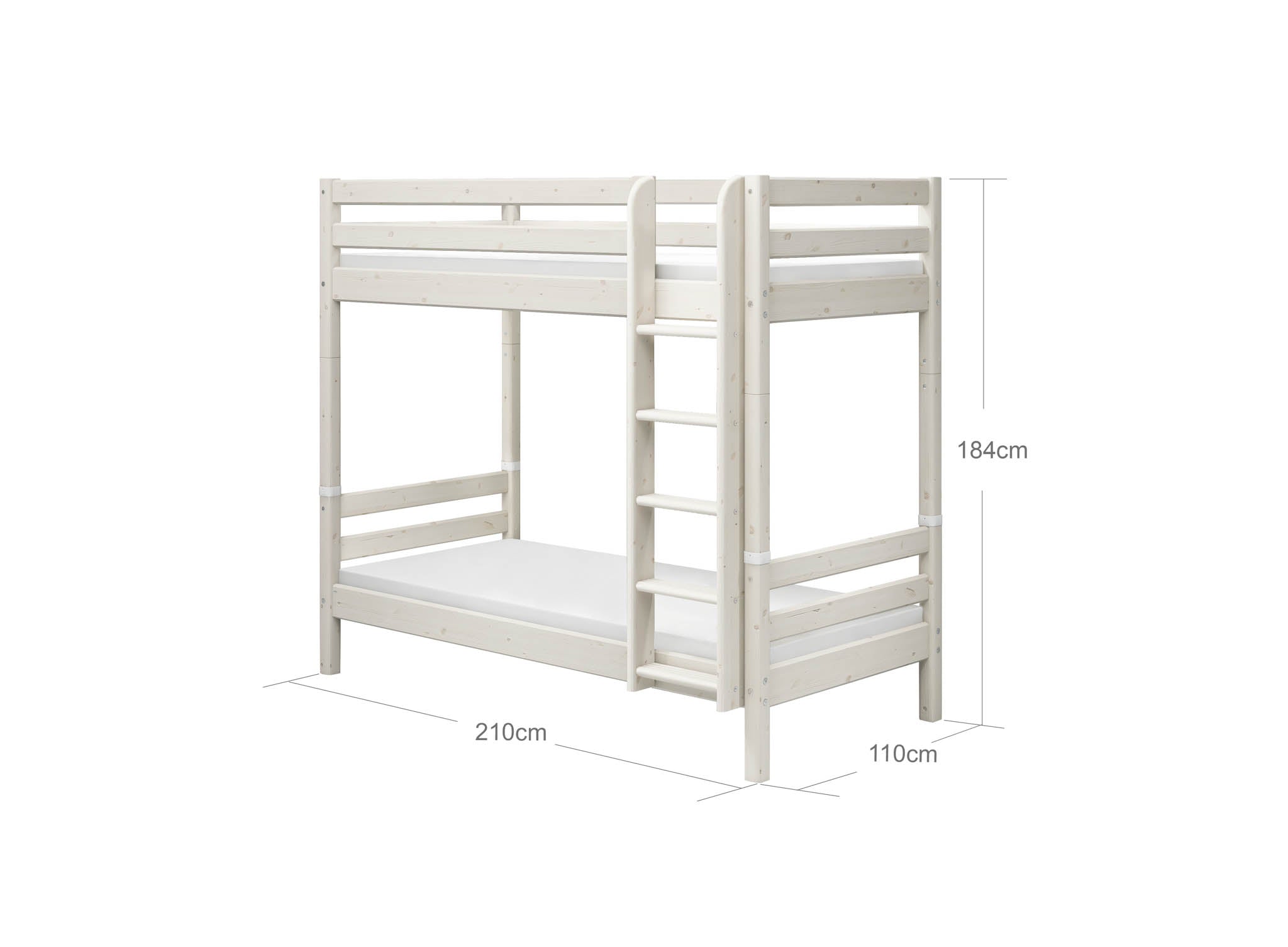 Etagenbett Holz Weiß
