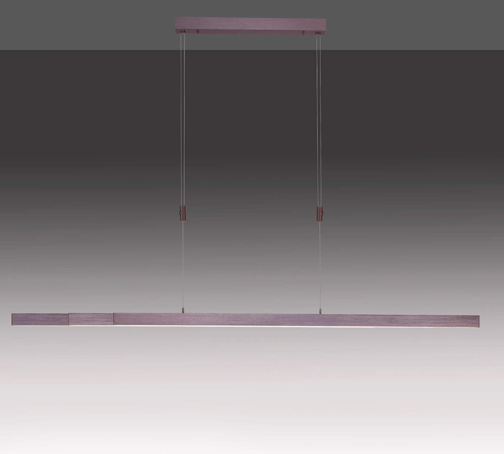 LED Pendelleuchte 3-flammig Aluminium