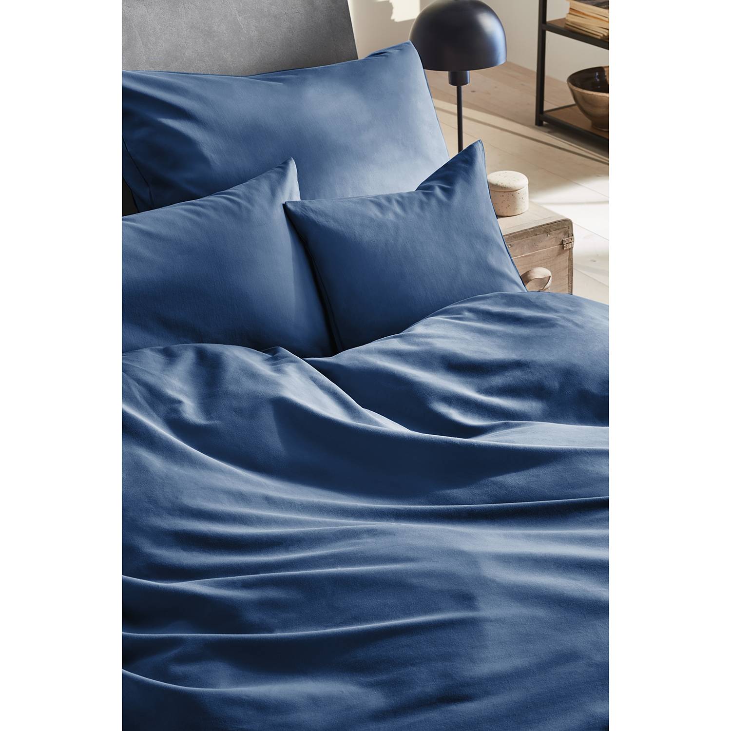 Luxus-Satin-Bettwäsche Montainville 200 x 200 + 2 Kissen