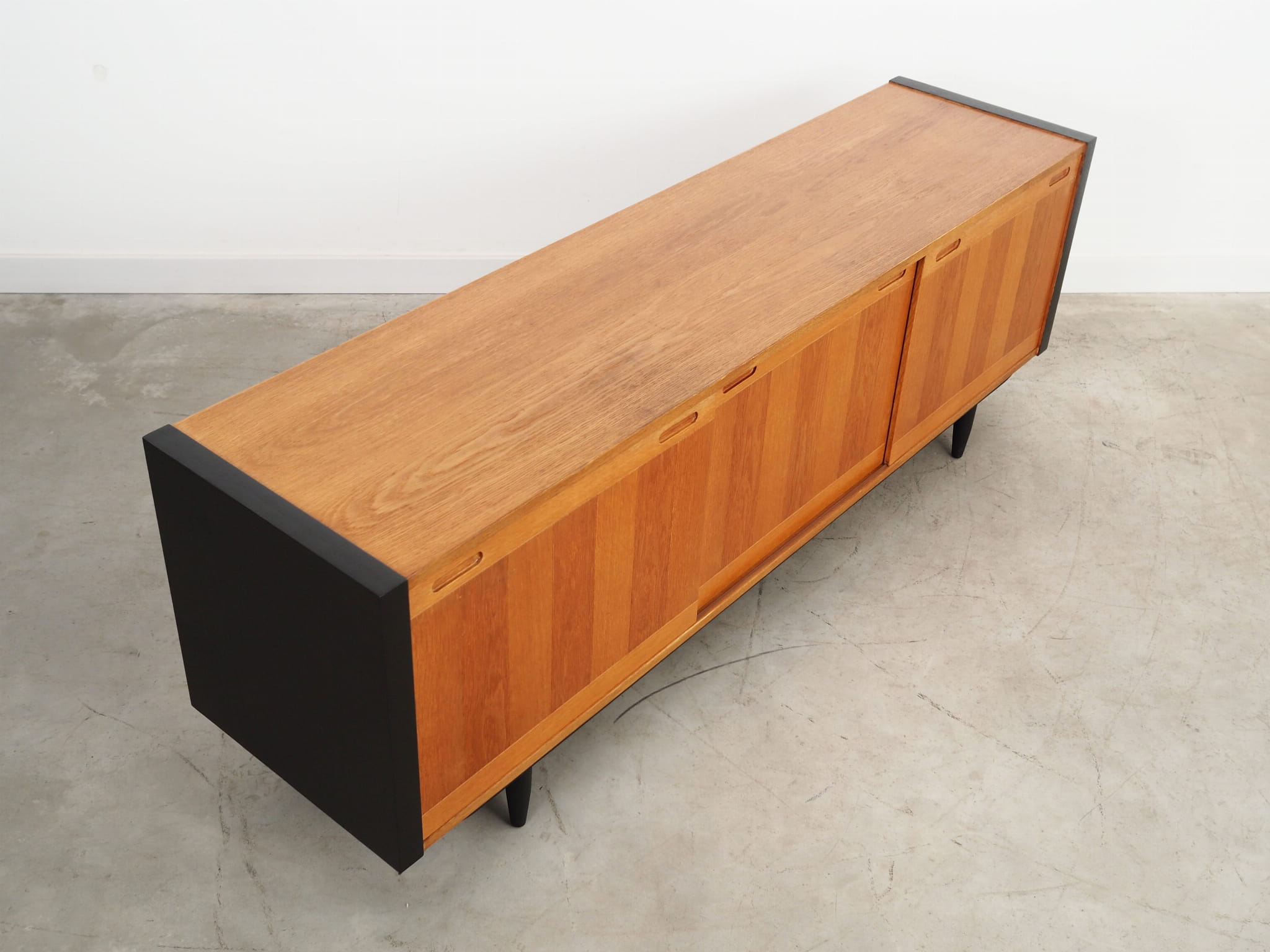 Vintage Sideboard Eschenholz Braun 1970er Jahre