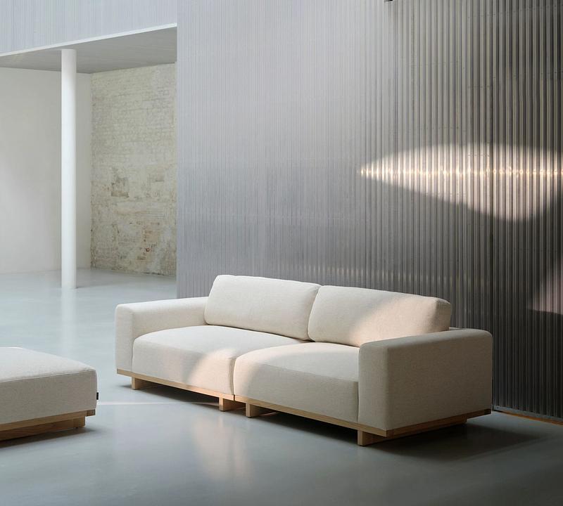 Aya Sofa 4-Sitzer Moonlight Sand