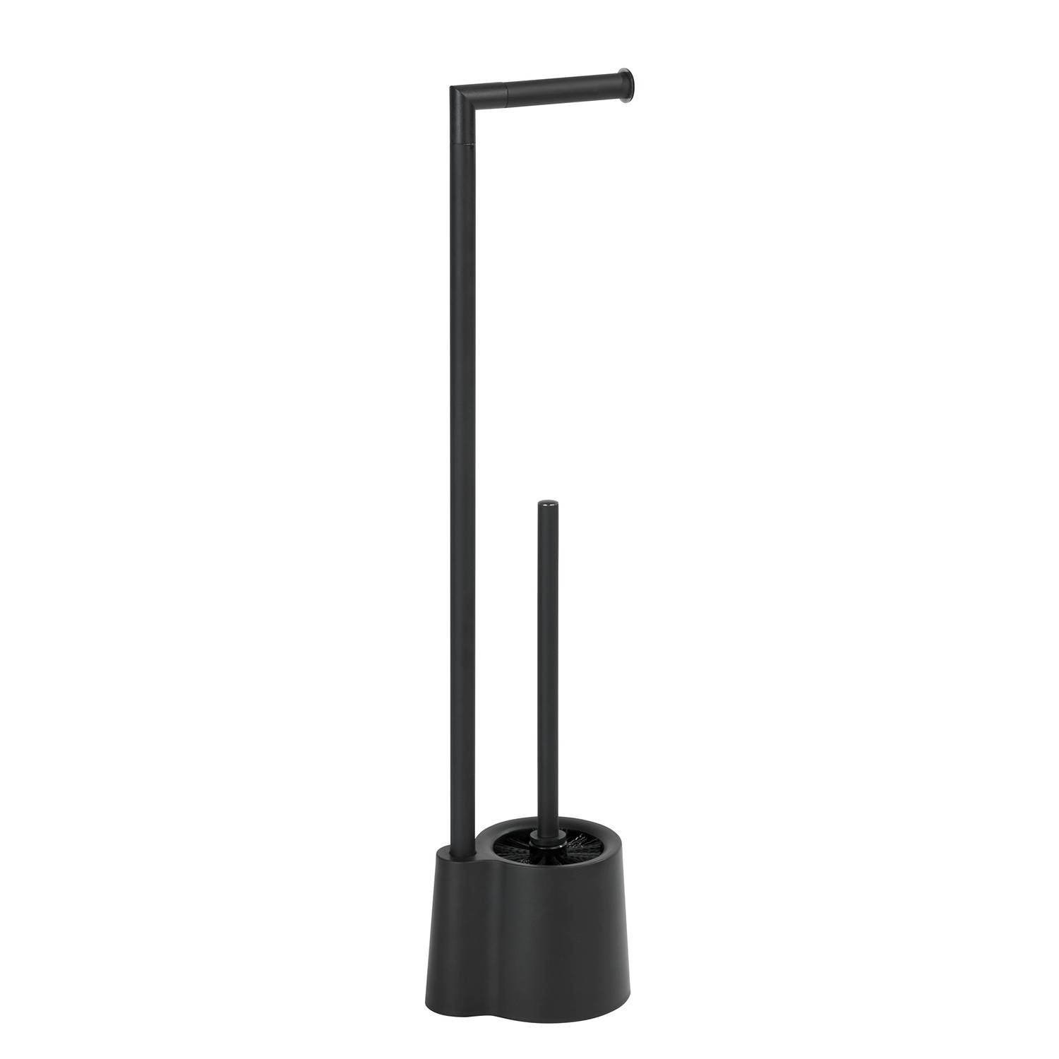 Toilet Brush Set Avola Polypropylene Stainless Steel Matt Black