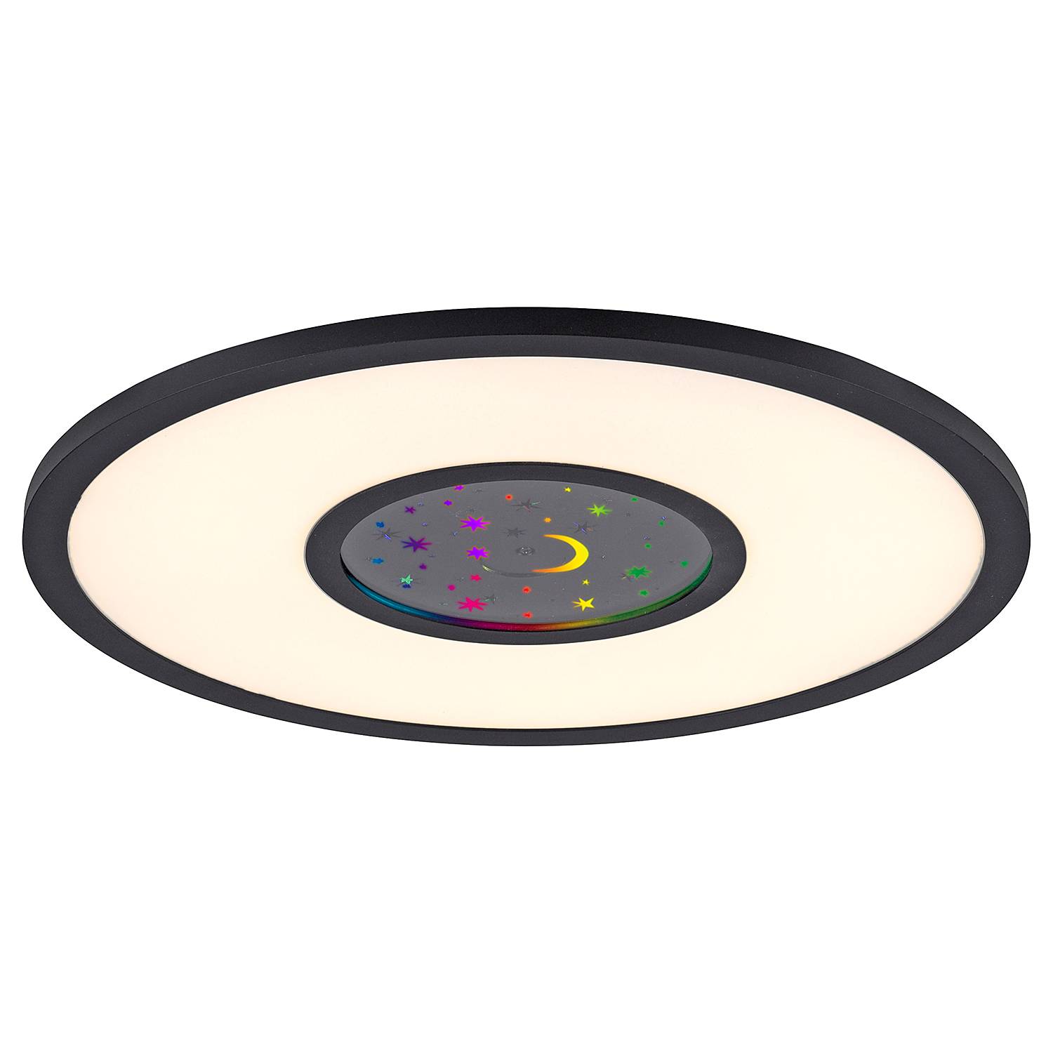Astro LED-Deckenleuchte 2-flammig Polycarbonat Eisen Schwarz