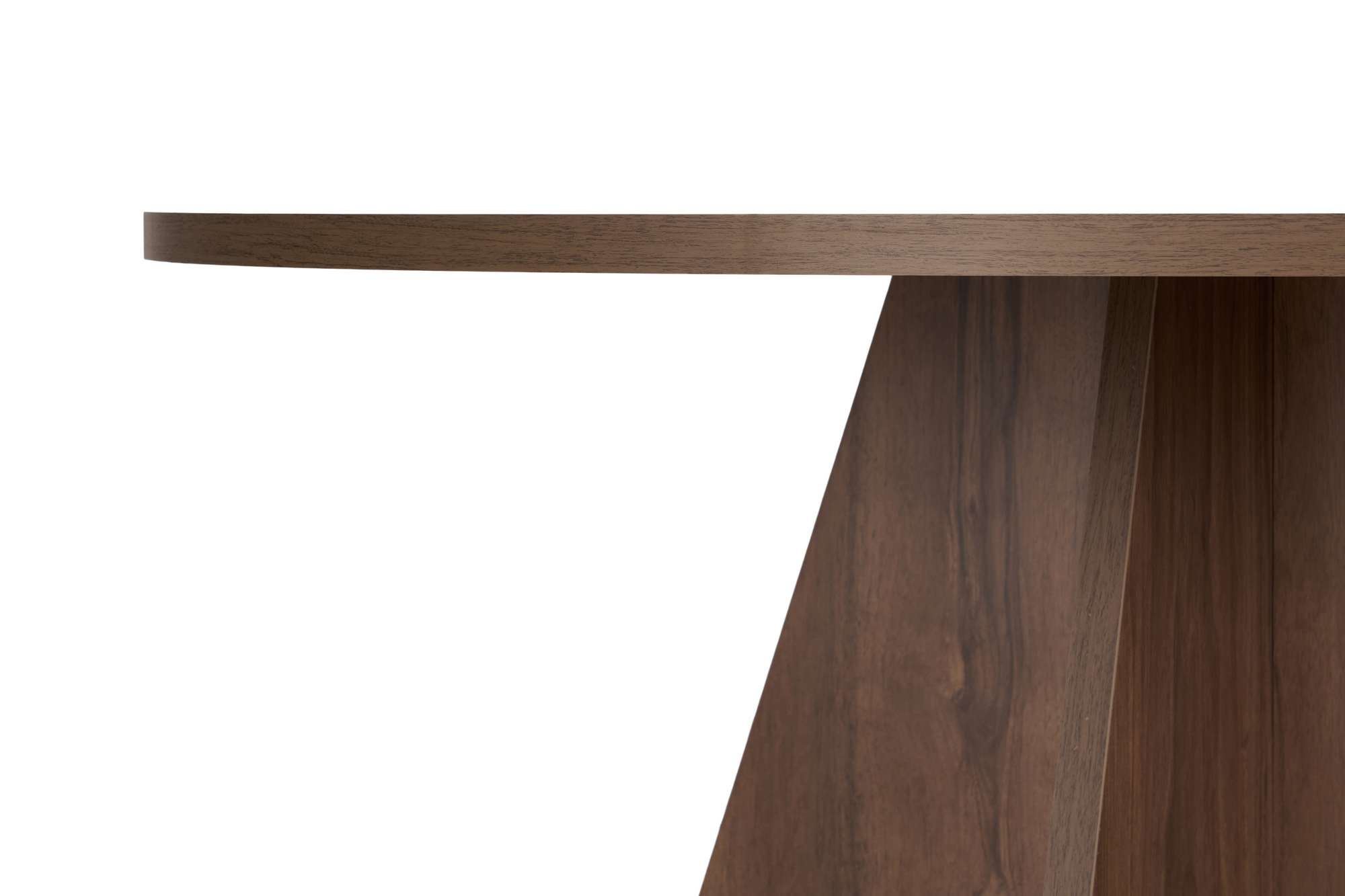 Virella Dining table Walnut Ø120 cm