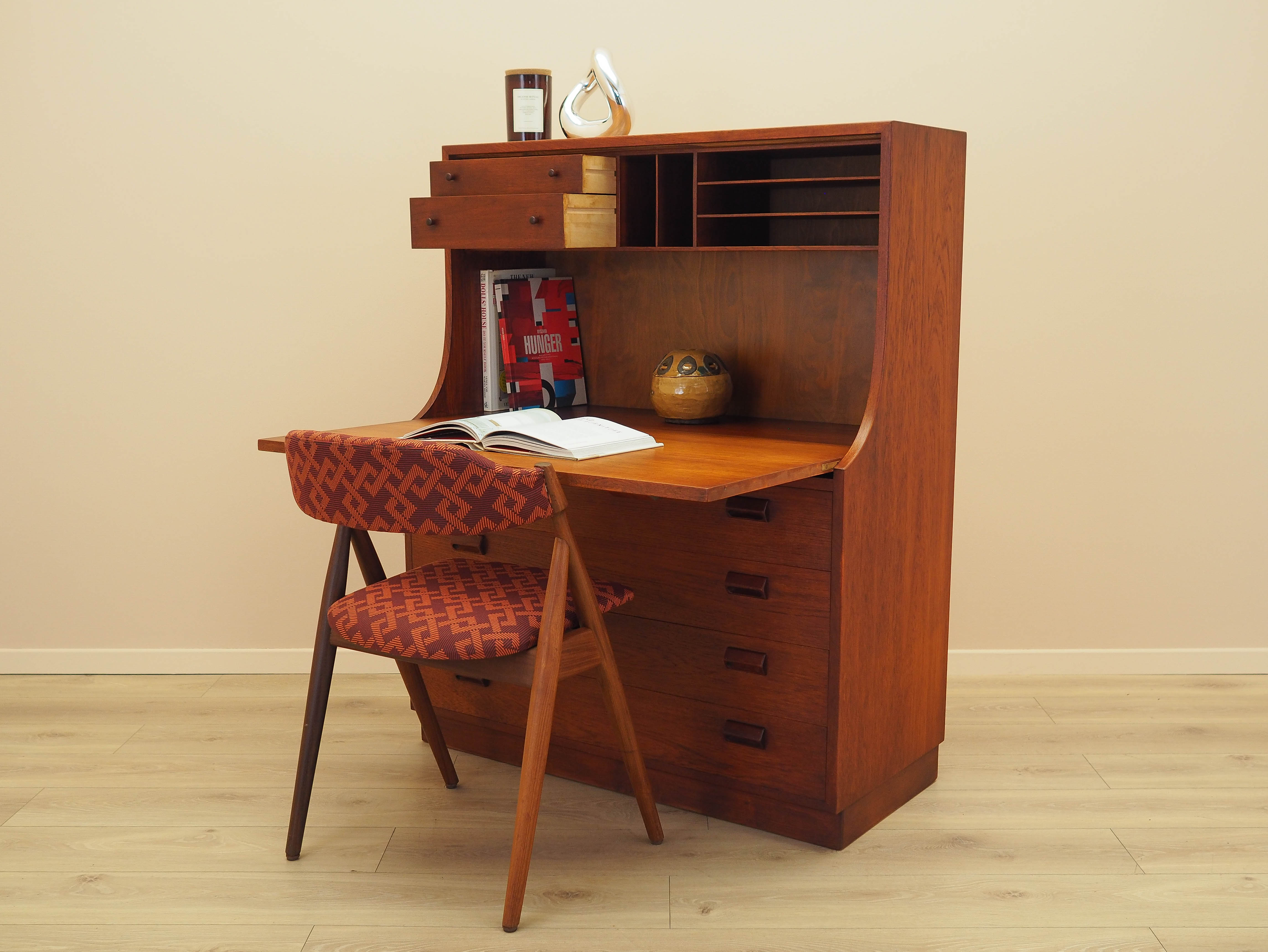 Teak secretary desk
