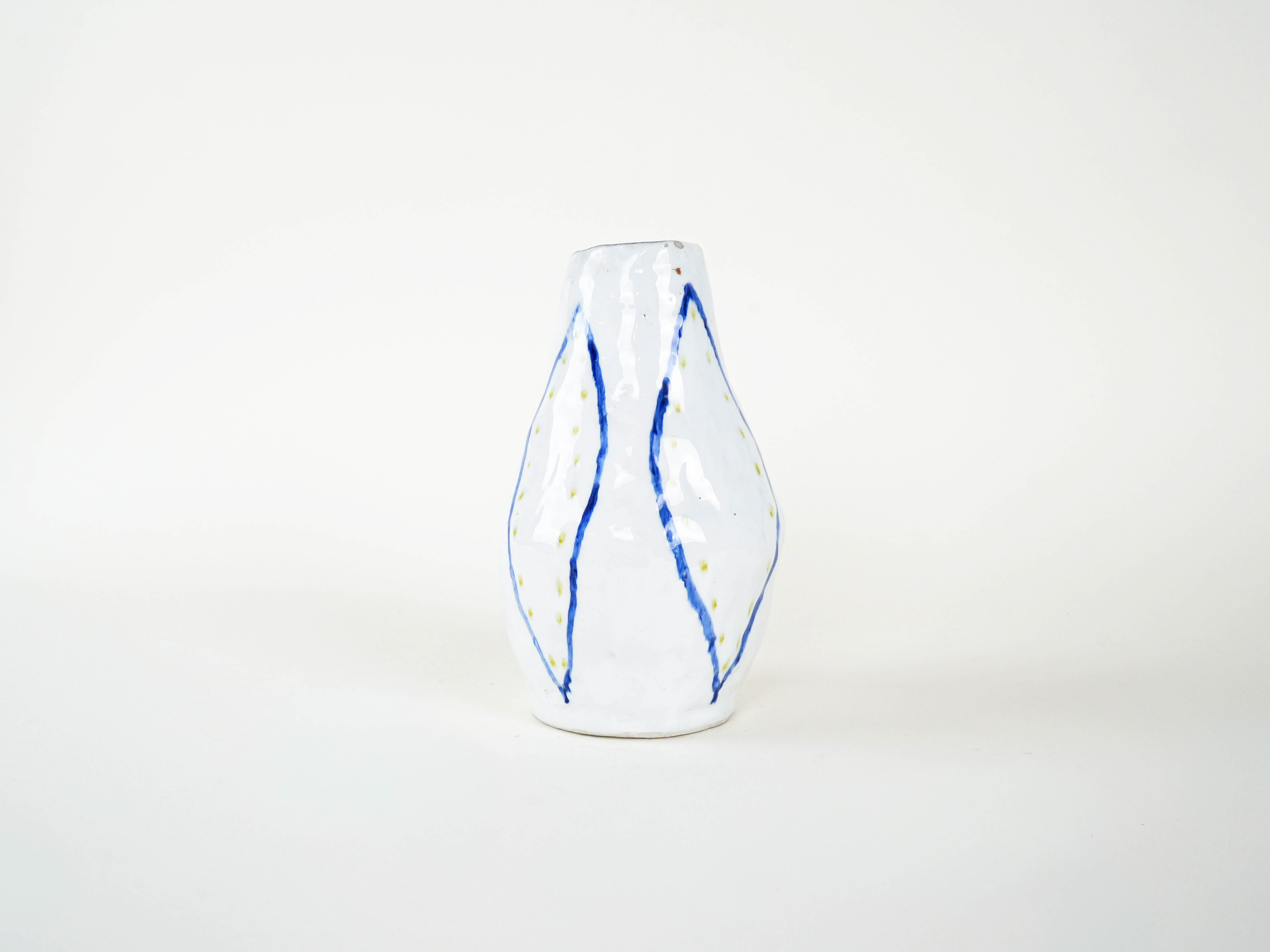 Ceramic vase White 1960s