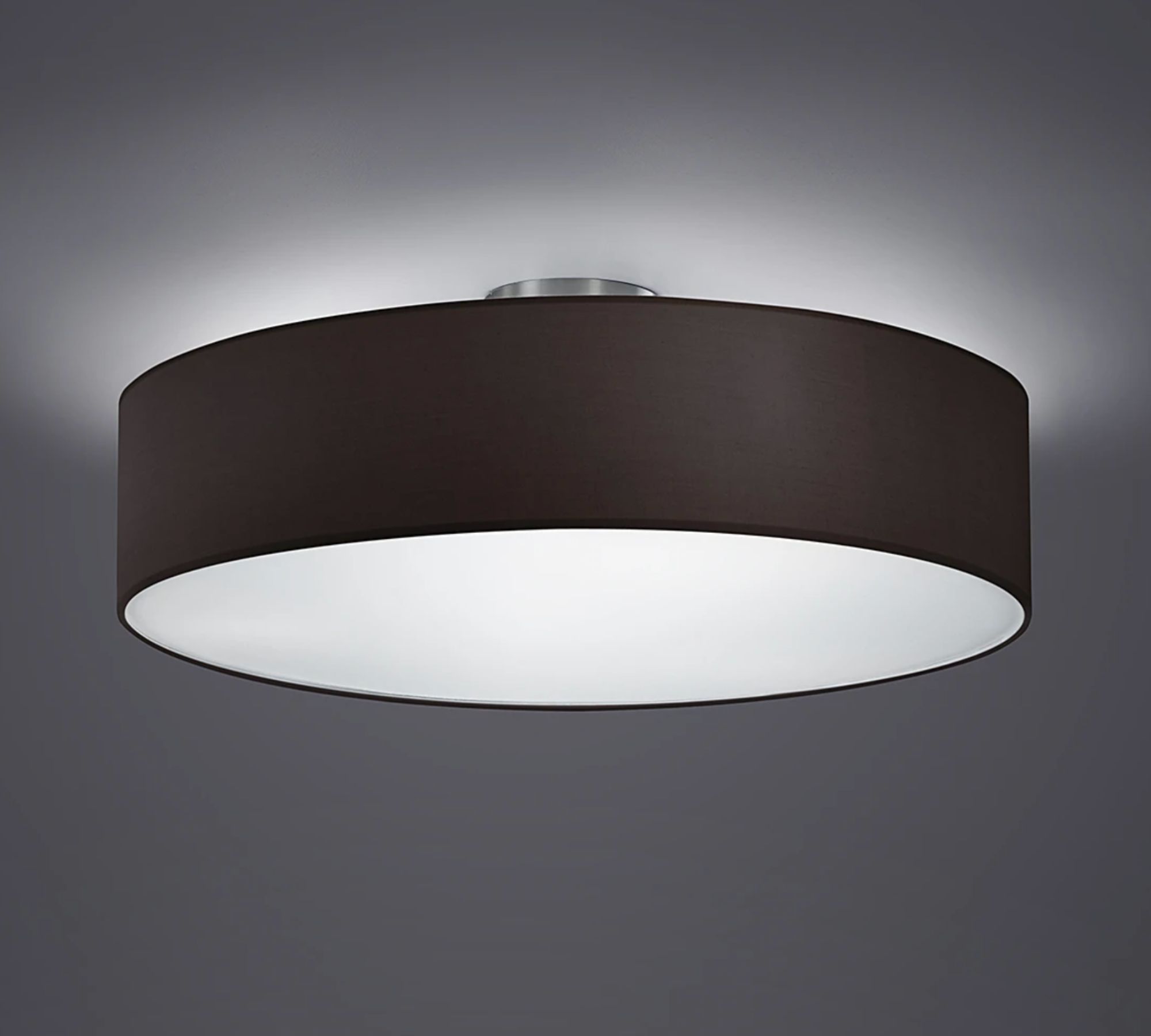 Deckenleuchte 3-flammig Metall Schwarz